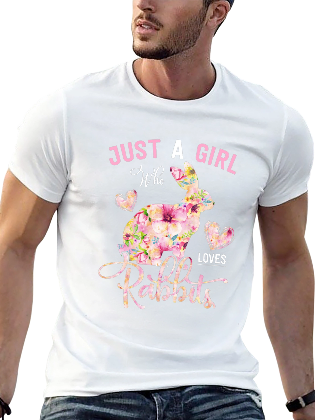 Just A Girl Who Loves Rabbits T-Shirt