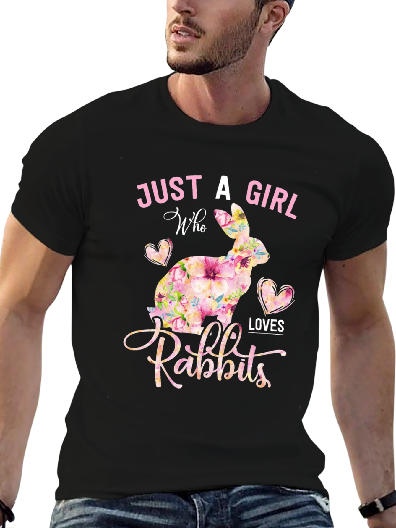 Just A Girl Who Loves Rabbits T-Shirt