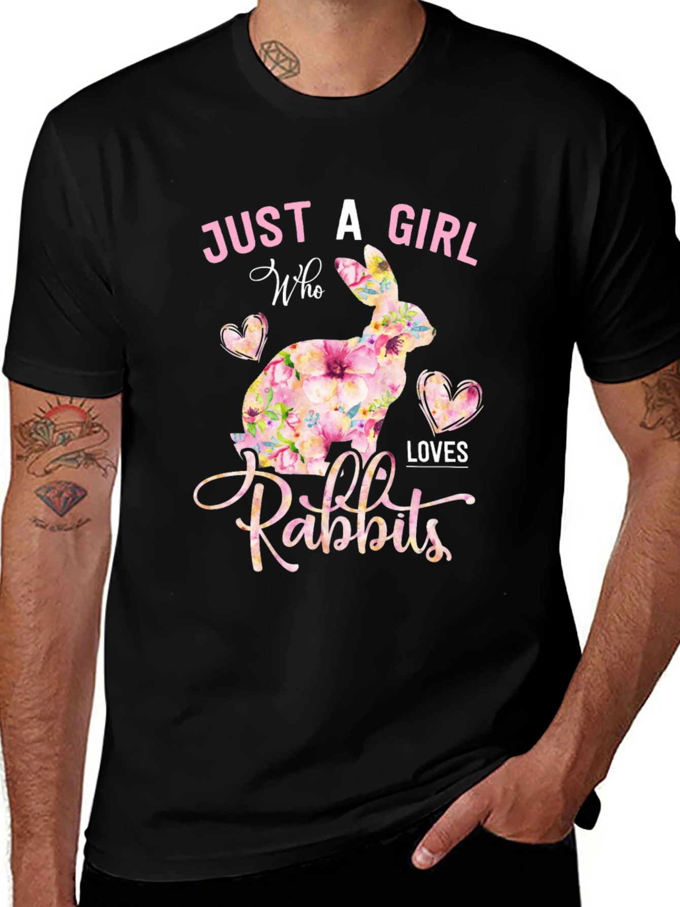 Just A Girl Who Loves Rabbits T-Shirt