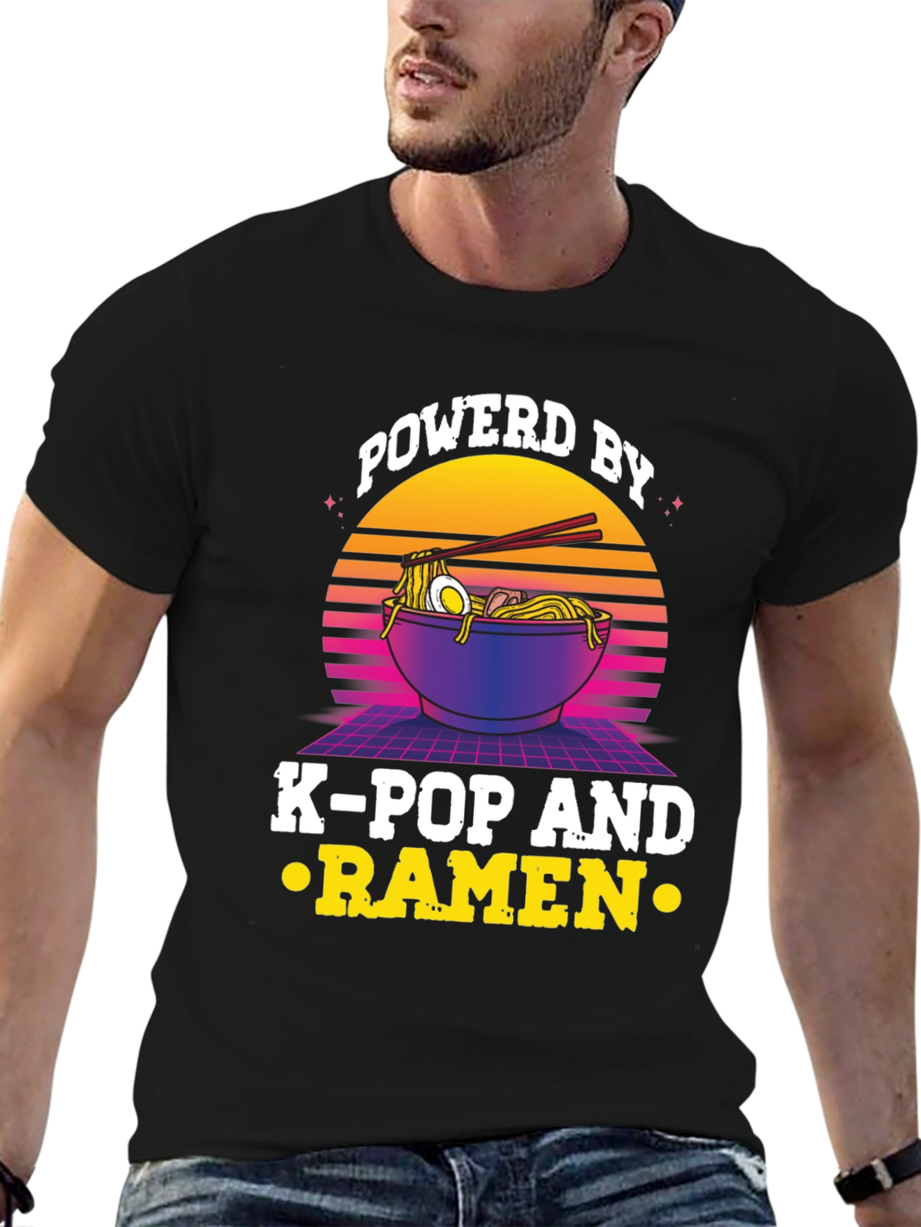 Powered By K-Pop And Ramen T-Shirt