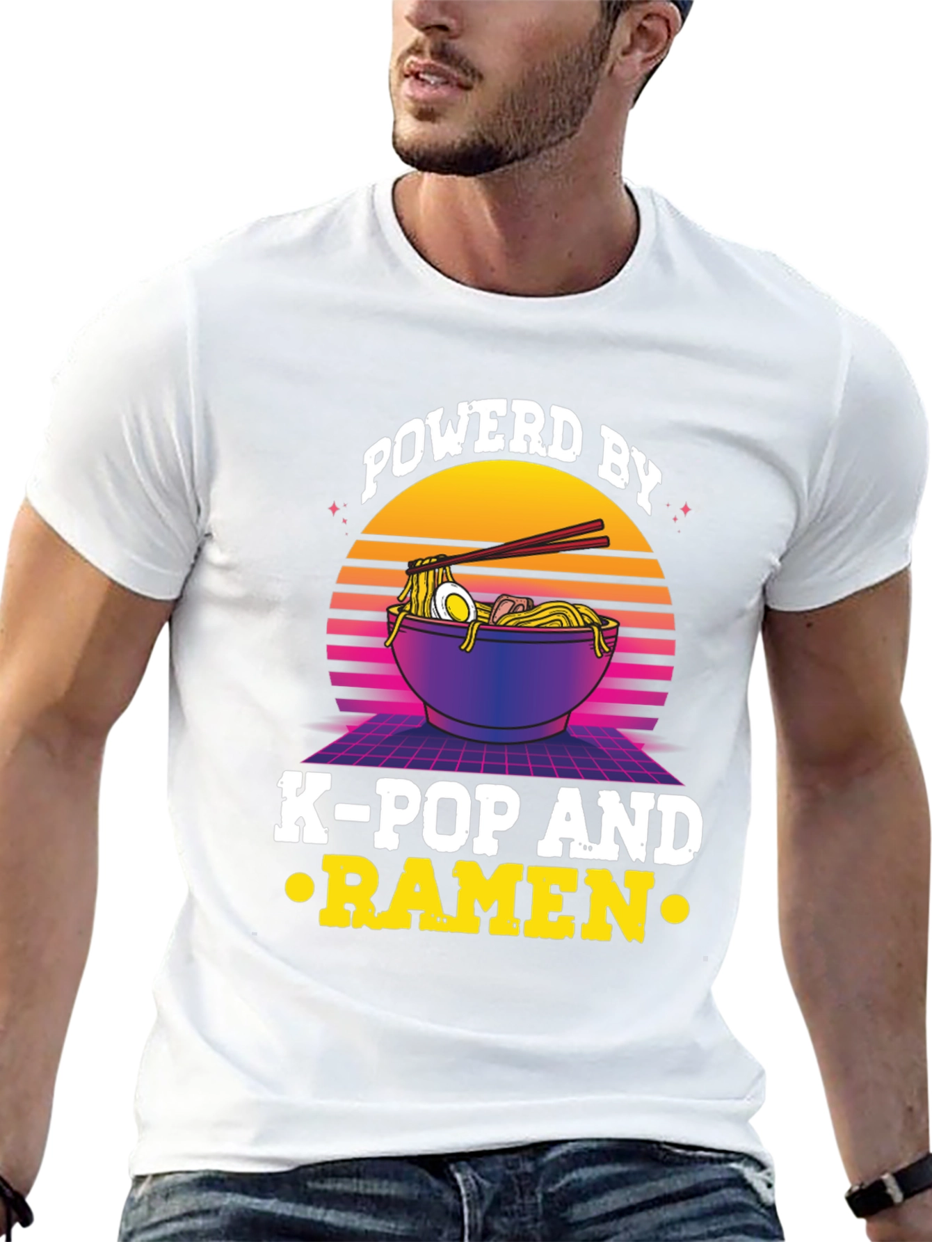 Powered By K-Pop And Ramen T-Shirt