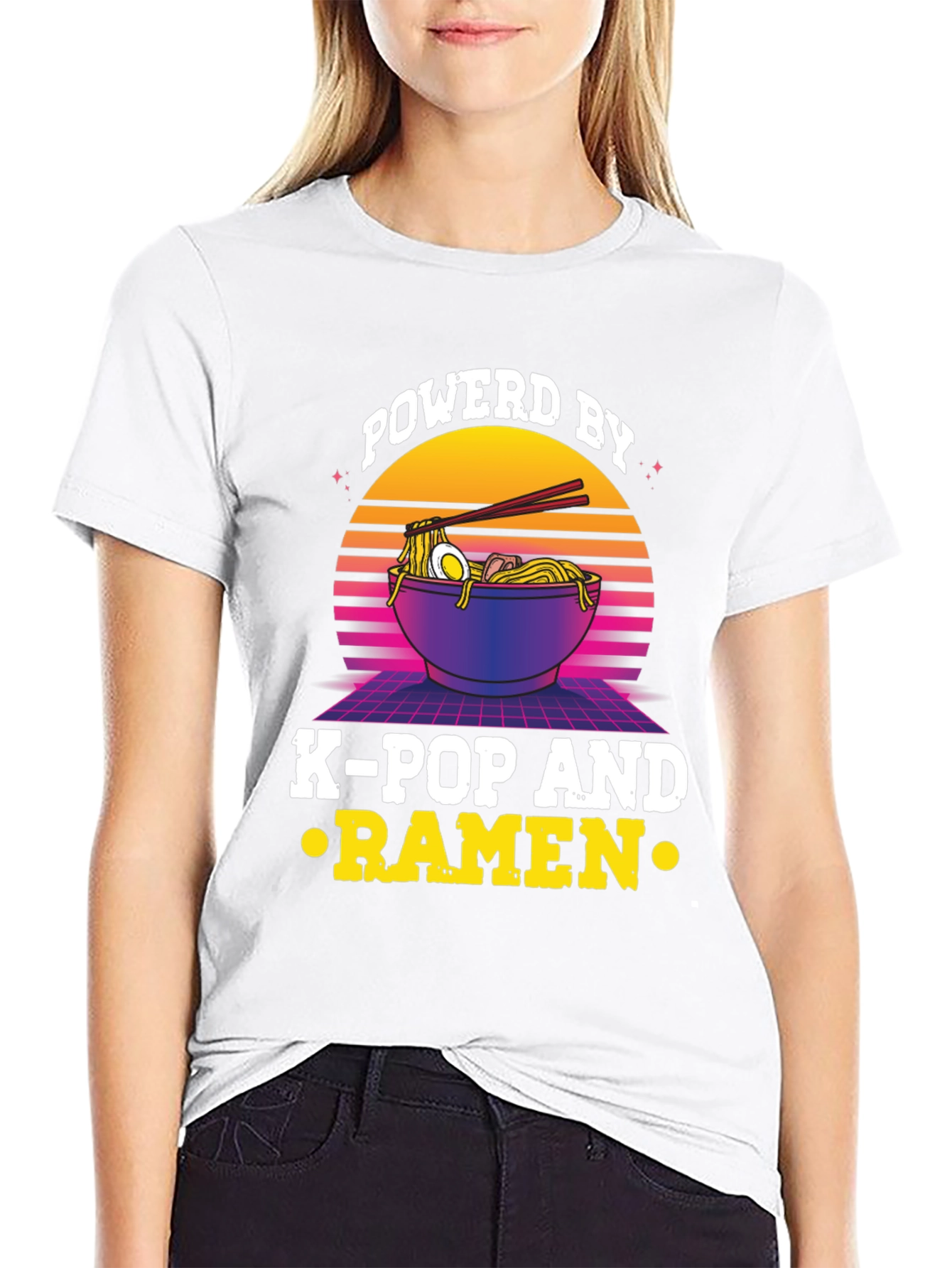 Powered By K-Pop And Ramen T-Shirt