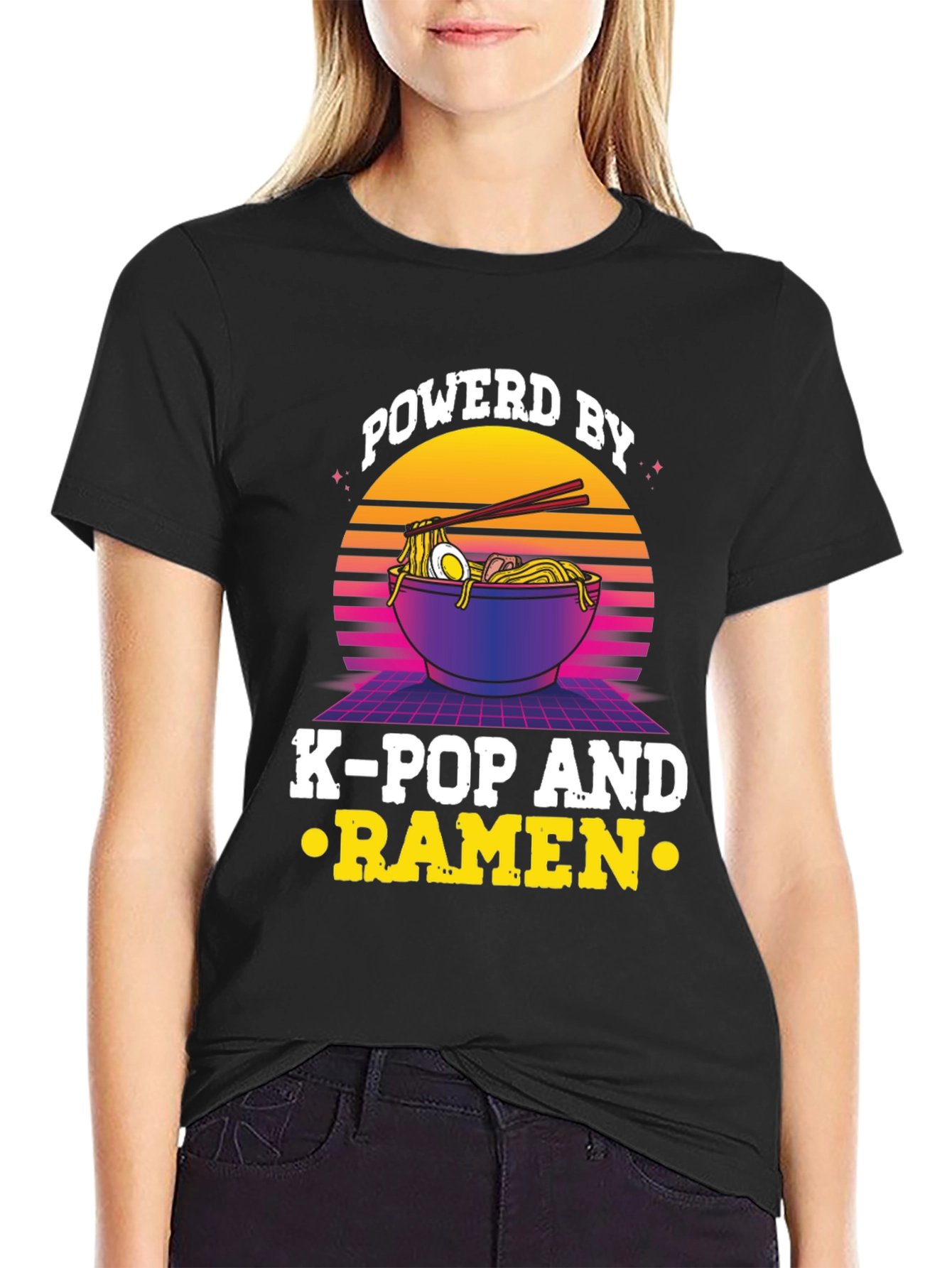 Powered By K-Pop And Ramen T-Shirt