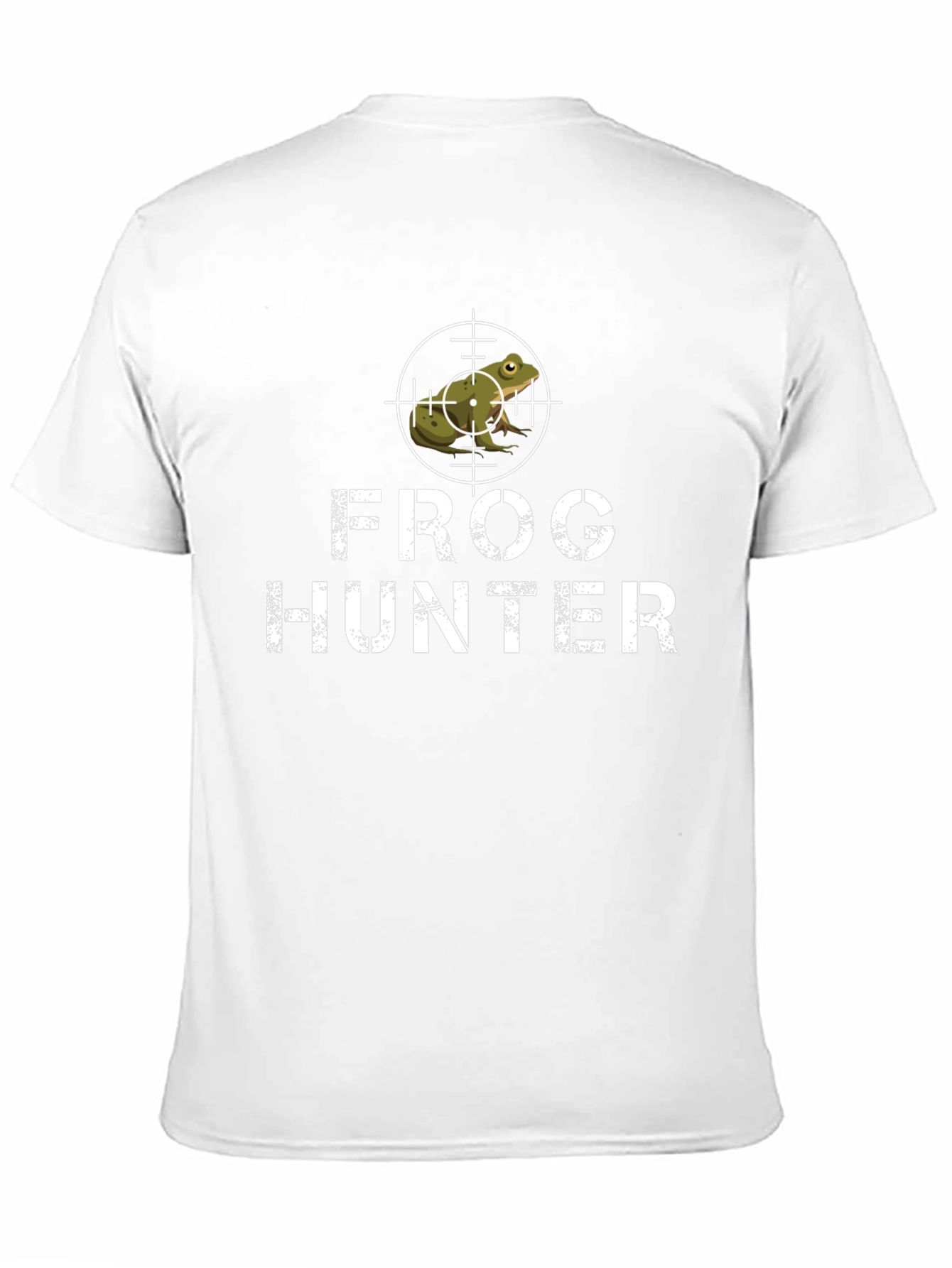 Frog Hunter Graphic Tee - Black Cotton T-Shirt
