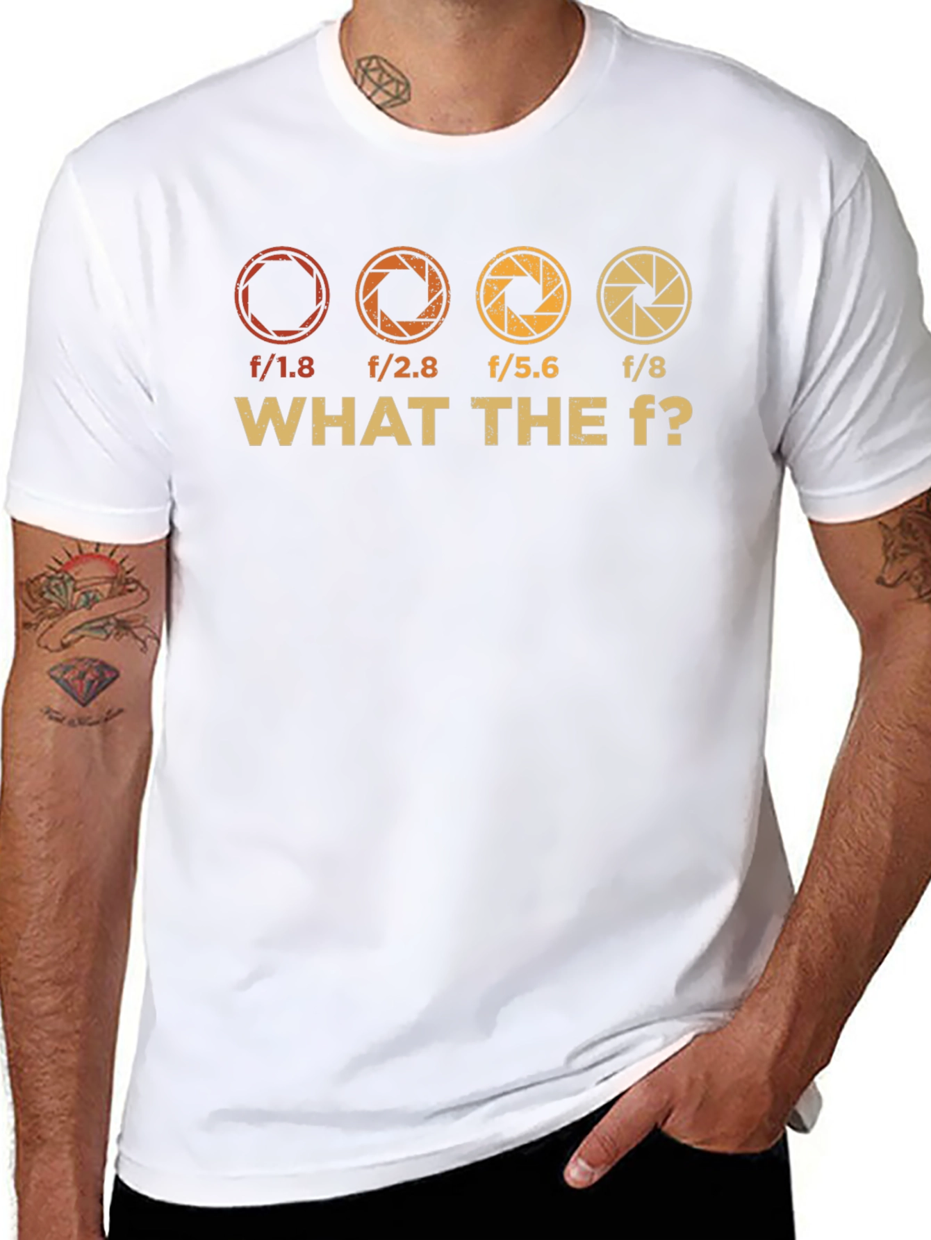 Photographer Aperture WHAT THE F? Graphic T-Shirt