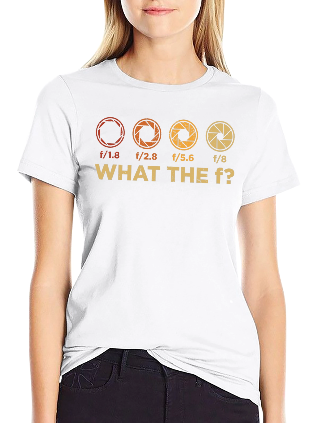 Photographer Aperture WHAT THE F? Graphic T-Shirt