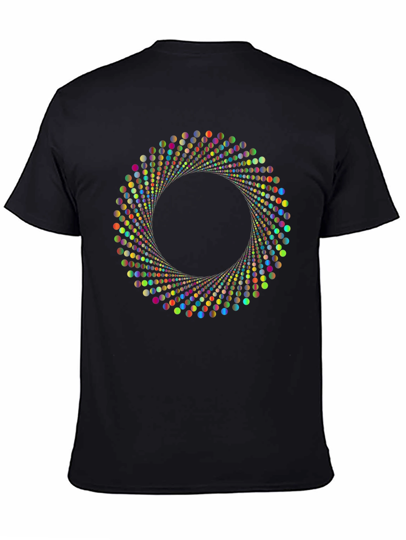 Vortex Dots Graphic T-Shirt - Modern Design