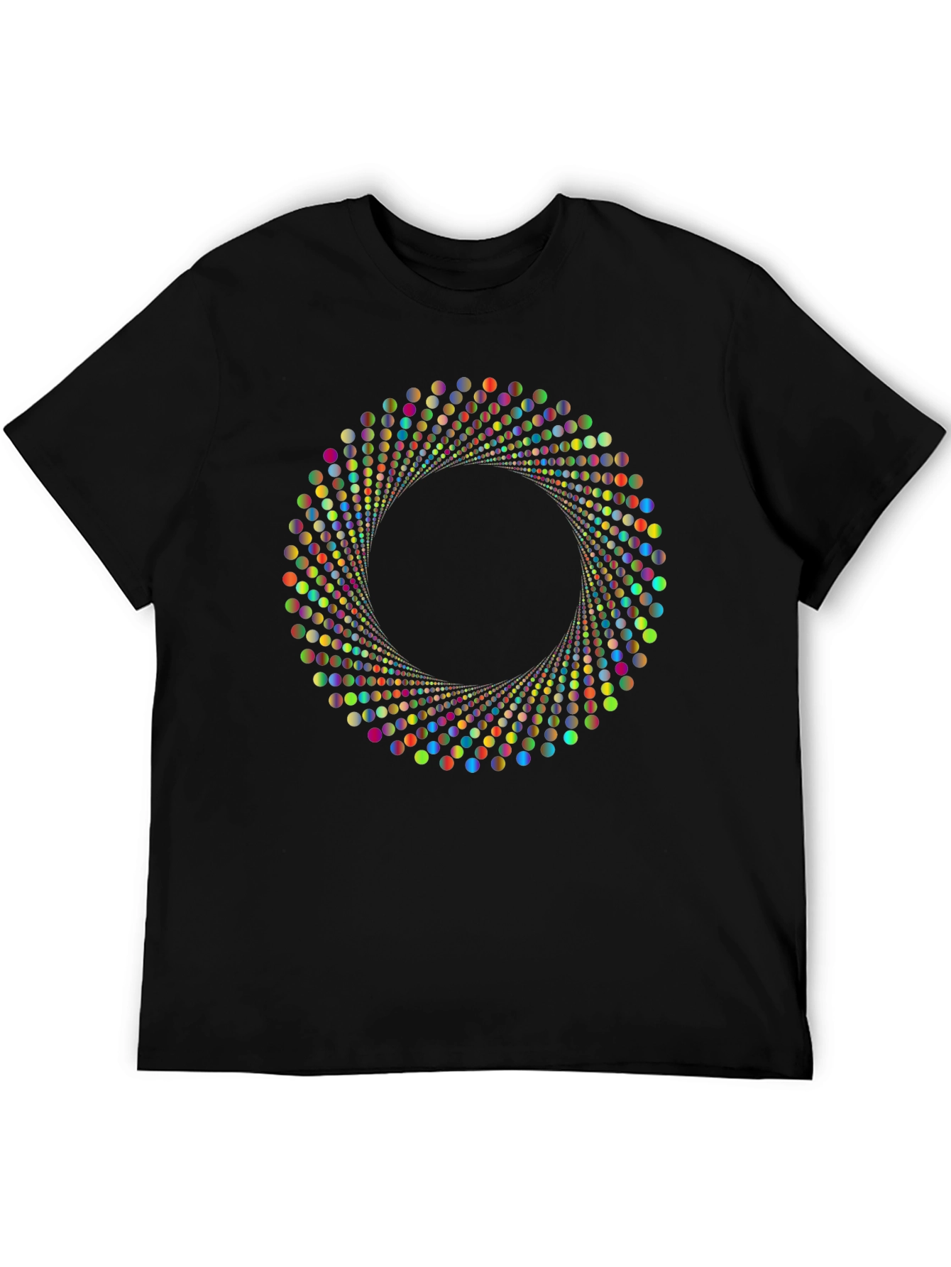 Vortex Dots Graphic T-Shirt - Modern Design