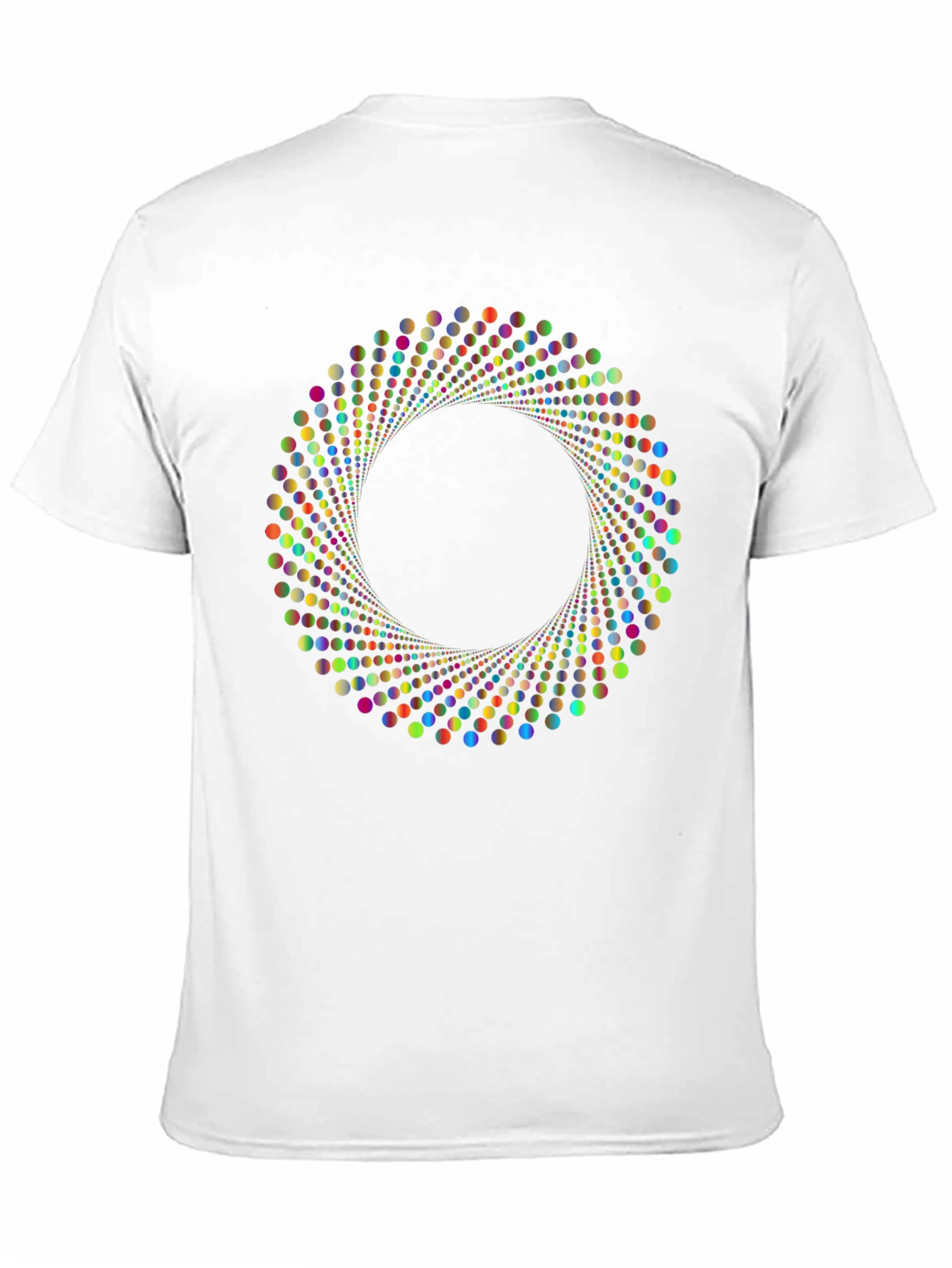 Vortex Dots Graphic T-Shirt - Modern Design