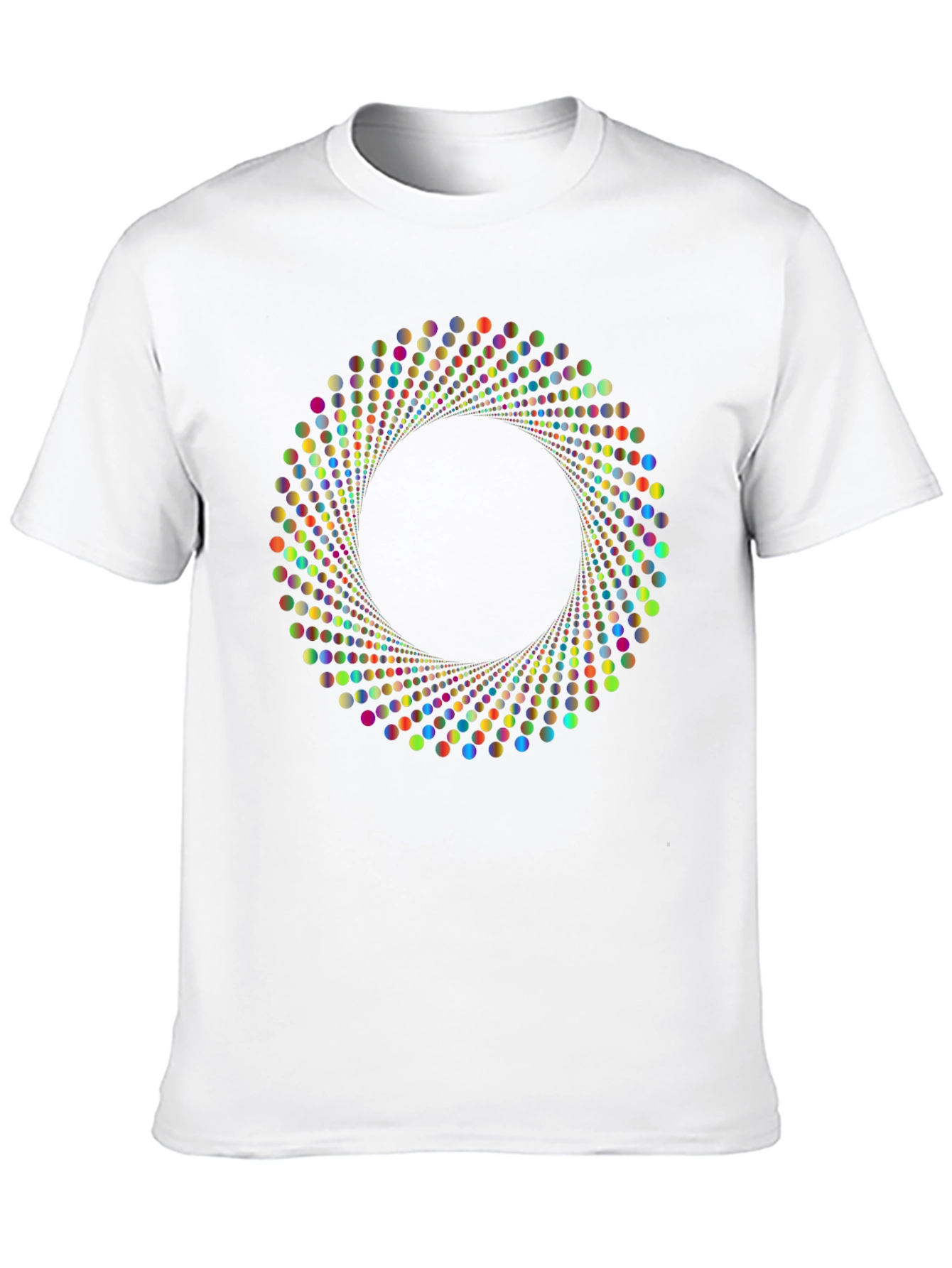 Vortex Dots Graphic T-Shirt - Modern Design