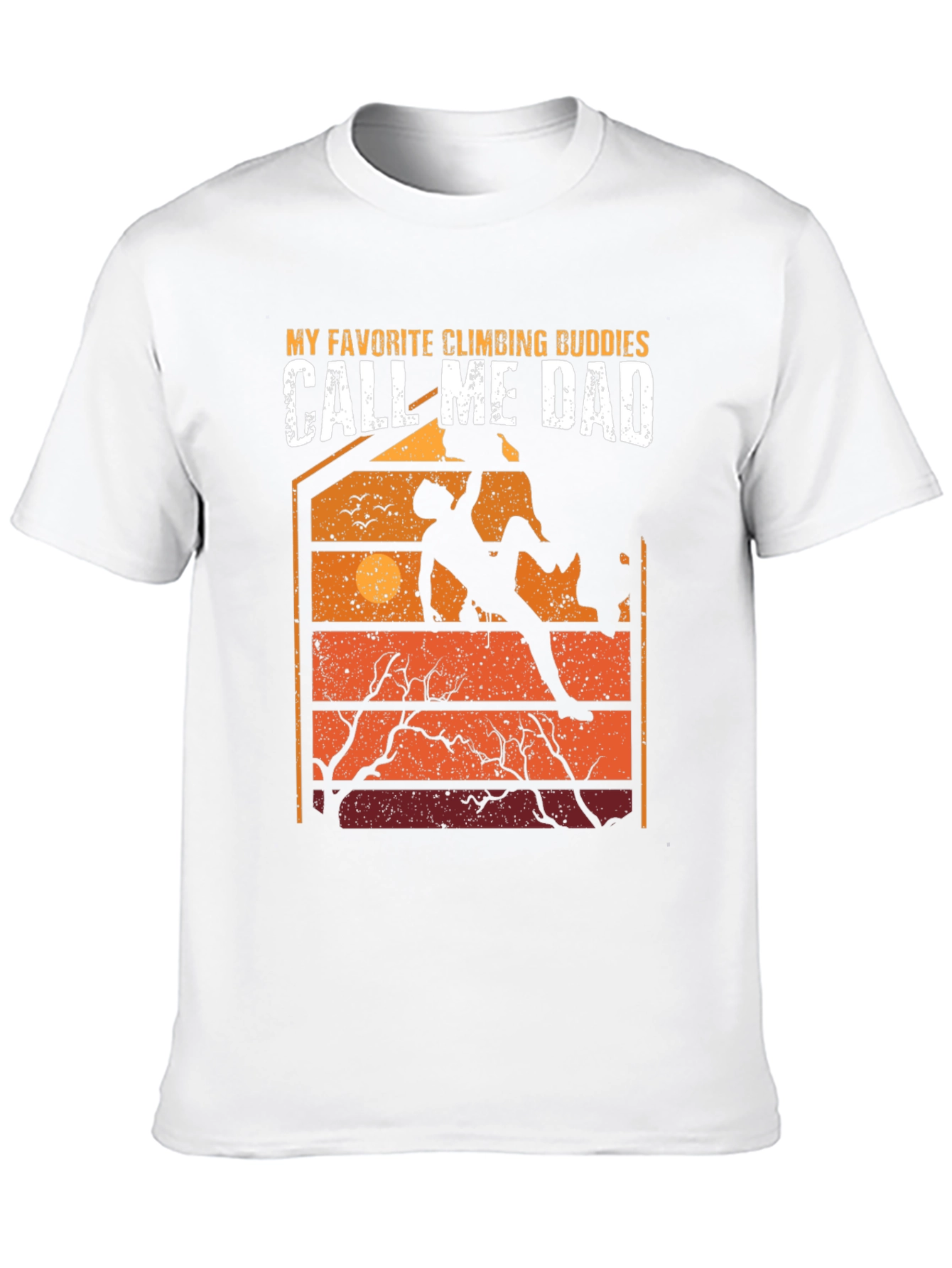 Climbing Dad T-Shirt: Favorite Climbing Buddies Graphic Tee