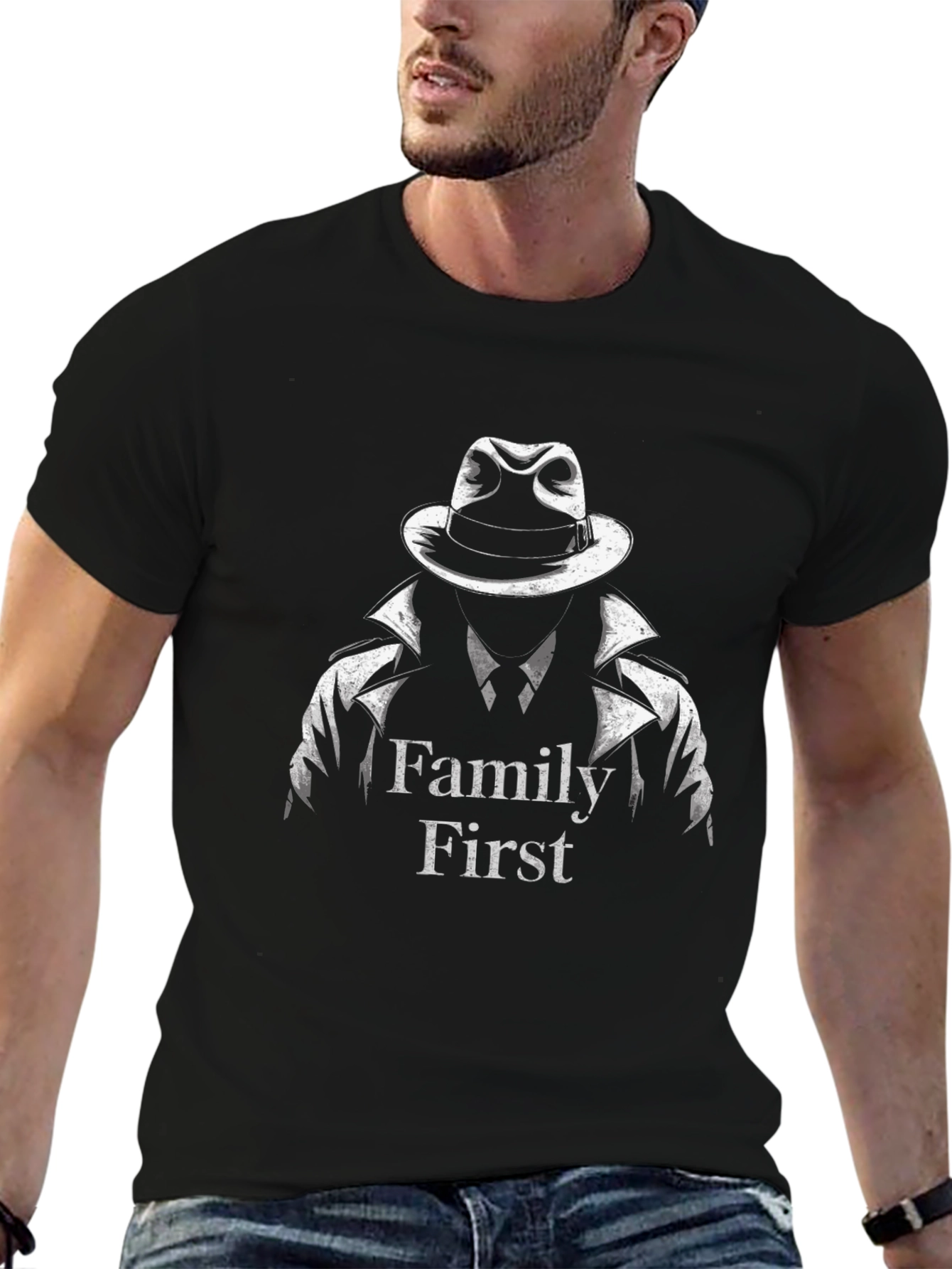 Family First Fedora T-Shirt