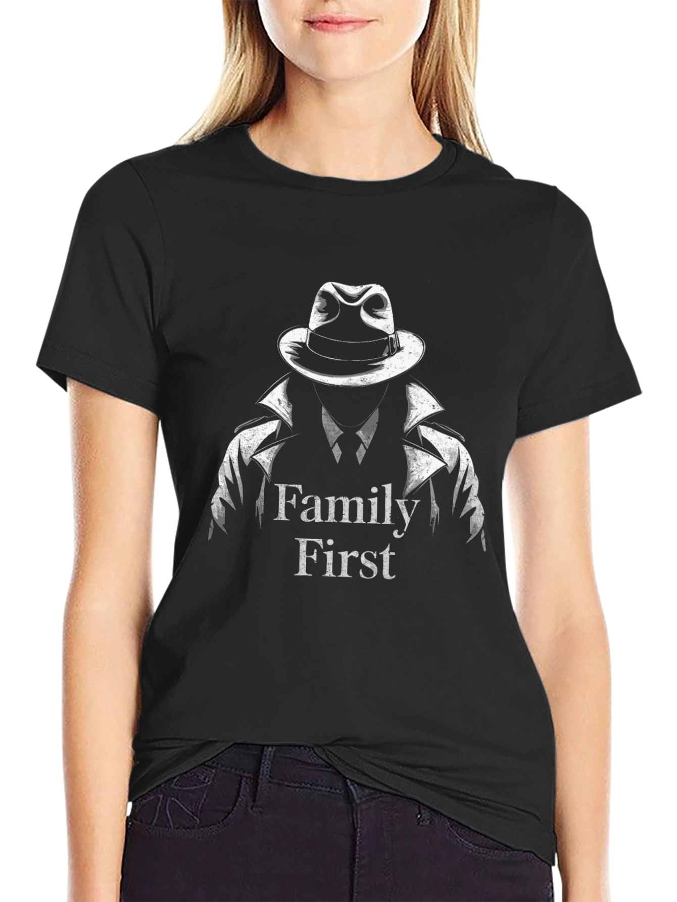 Family First Fedora T-Shirt