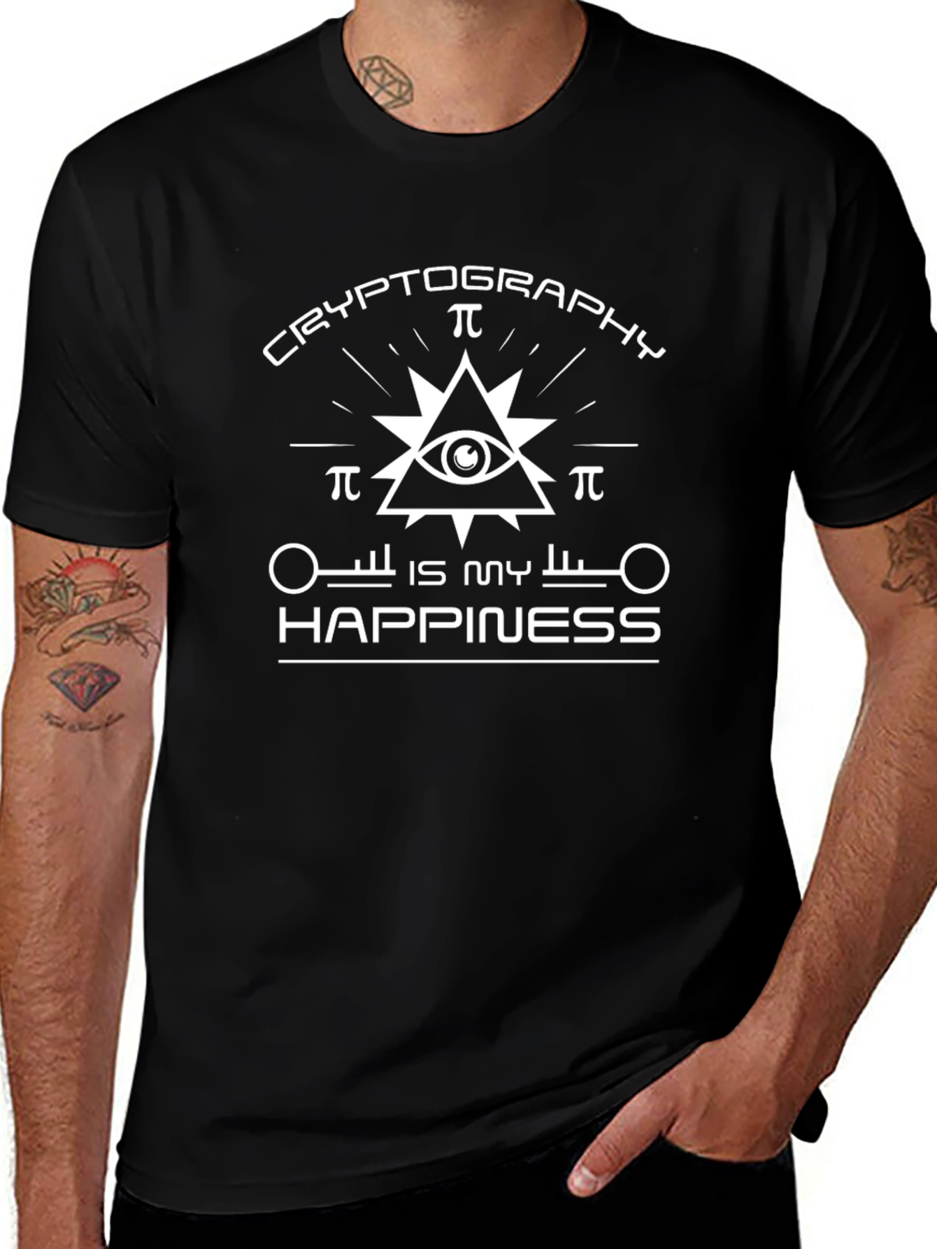 Cryptography Happiness Graphic T-Shirt