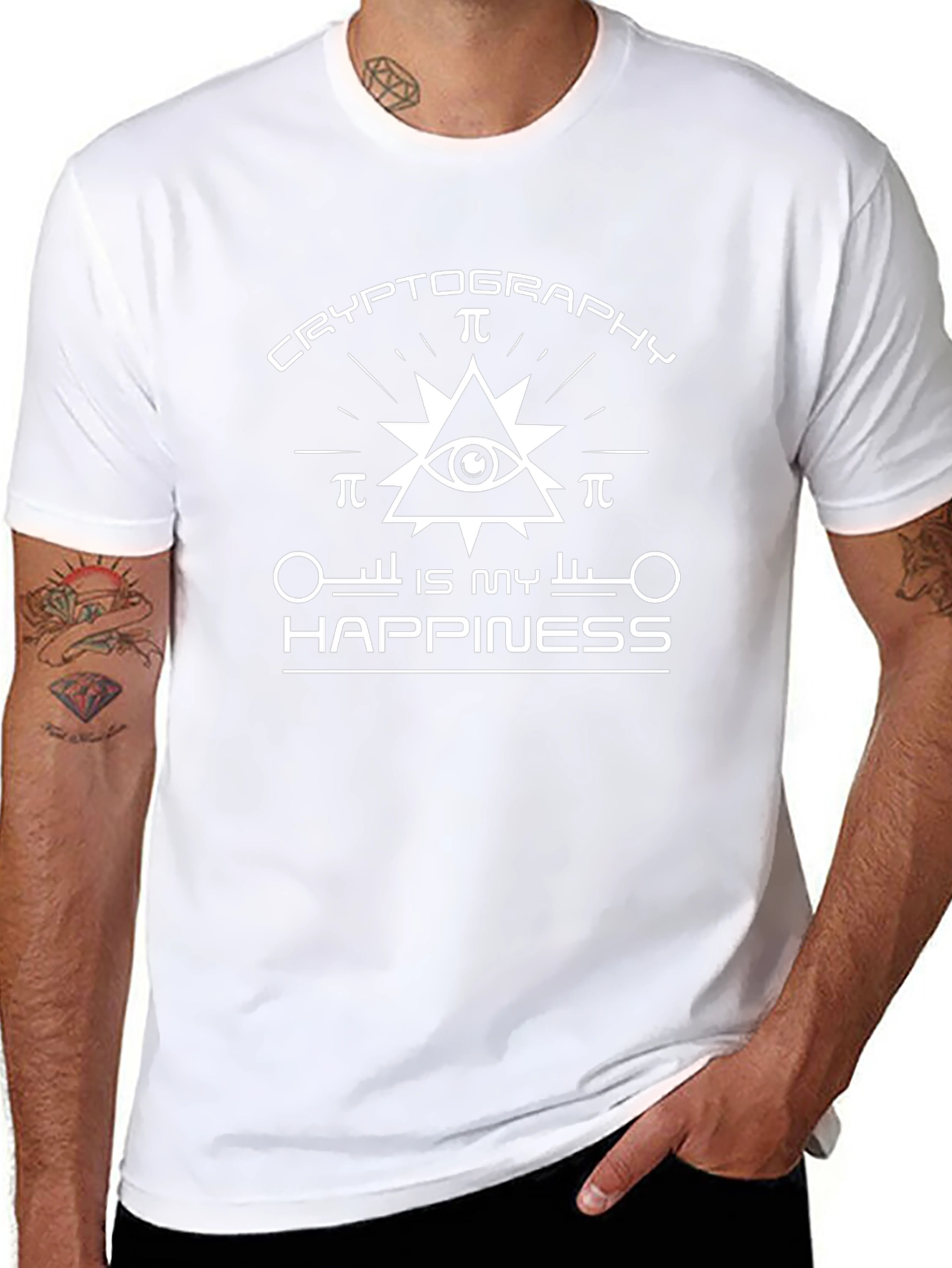 Cryptography Happiness Graphic T-Shirt