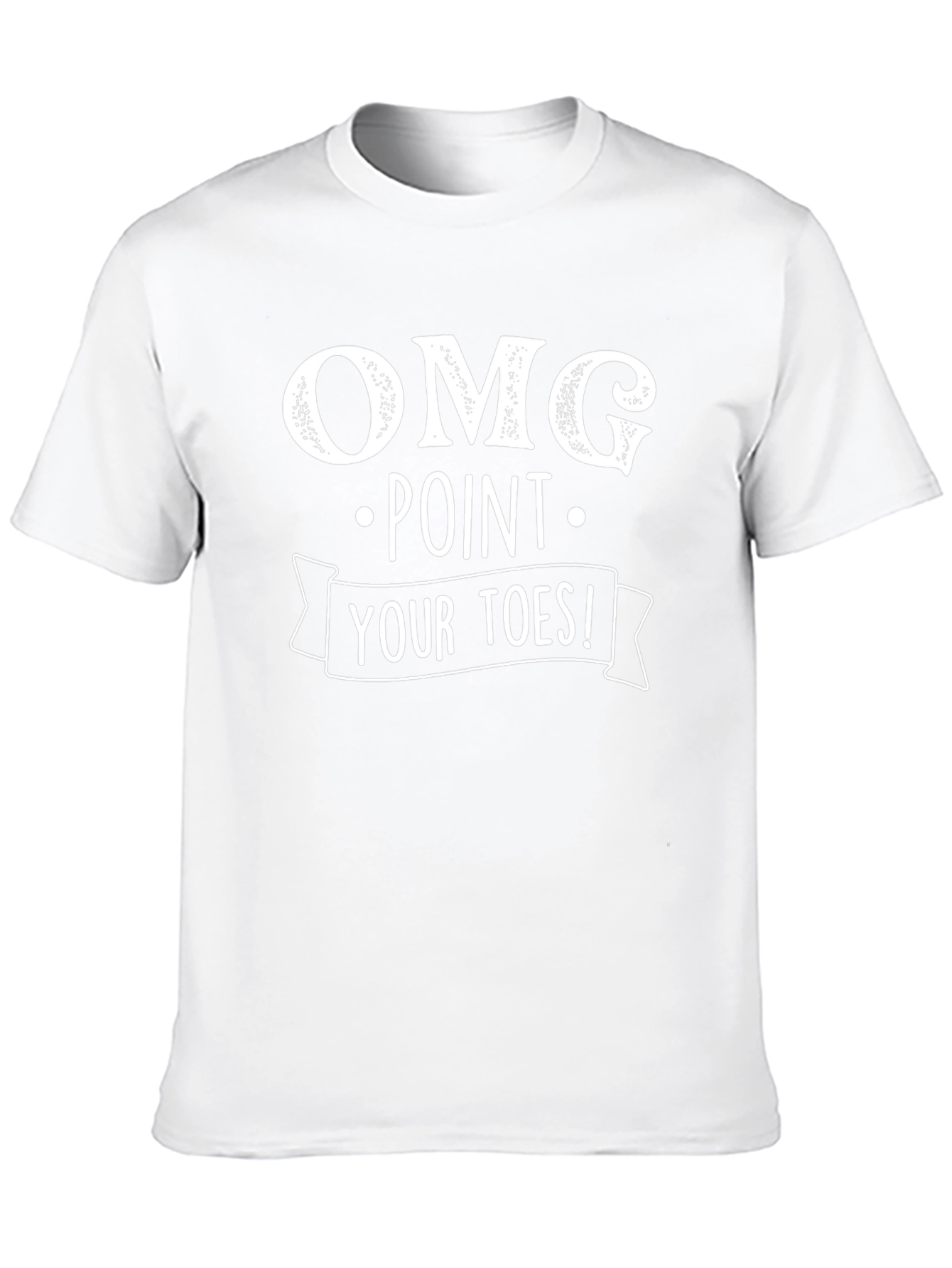OMG Point Your Toes Black T-Shirt