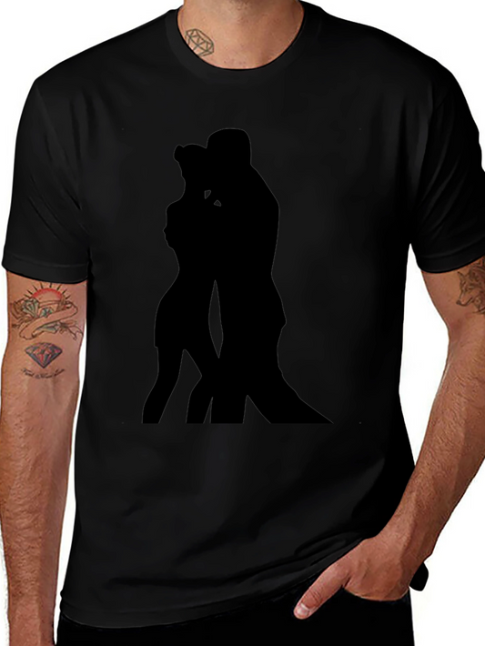 Silhouette Tango Lovers Black T-Shirt