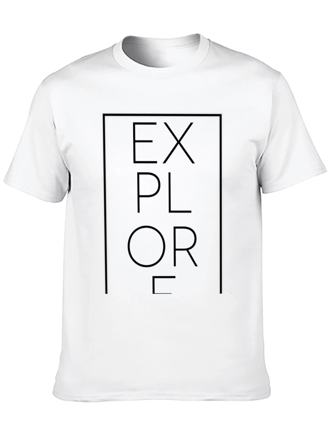 Explore Graphic T-Shirt - Black Cotton Tee