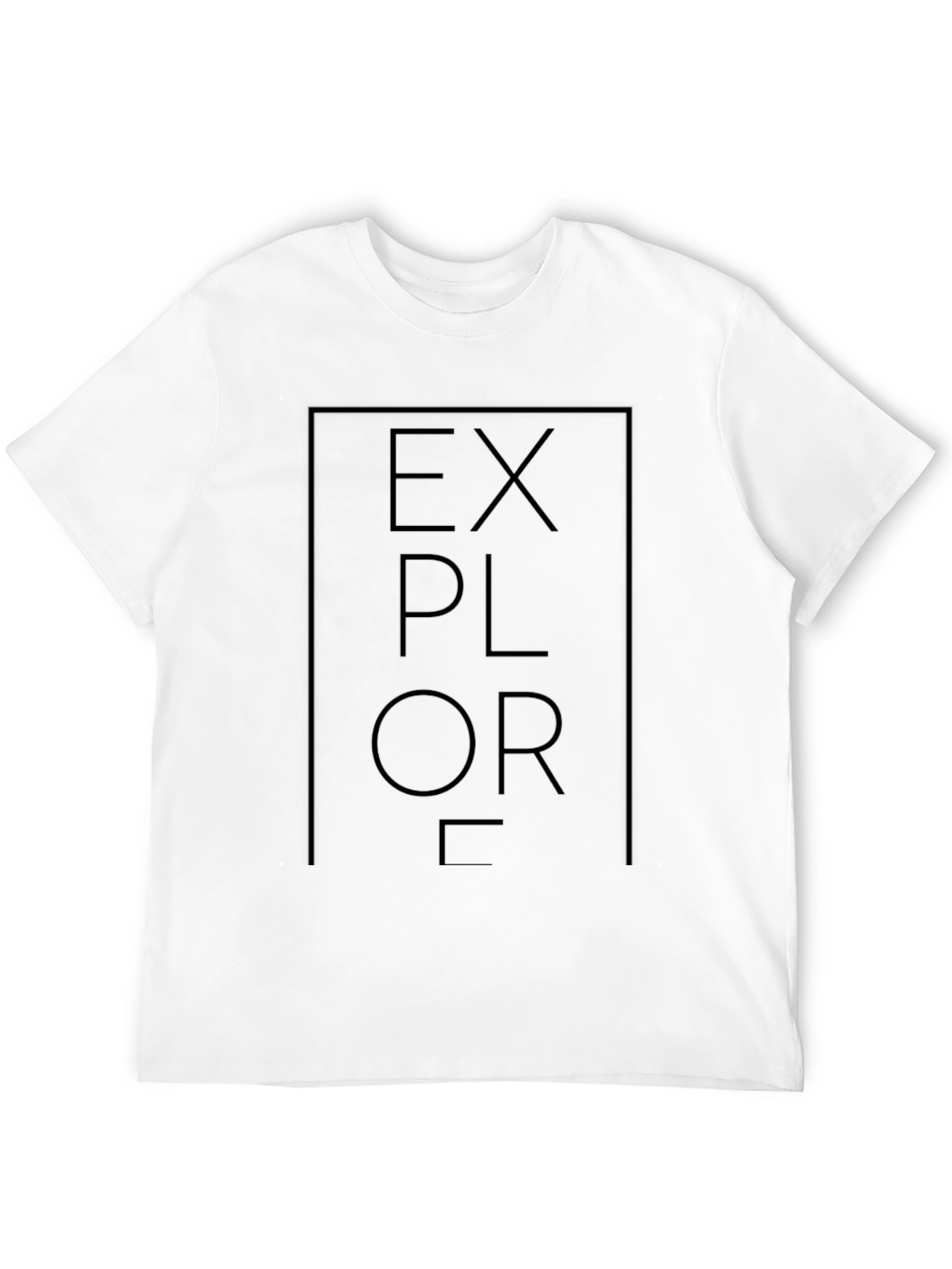 Explore Graphic T-Shirt - Black Cotton Tee