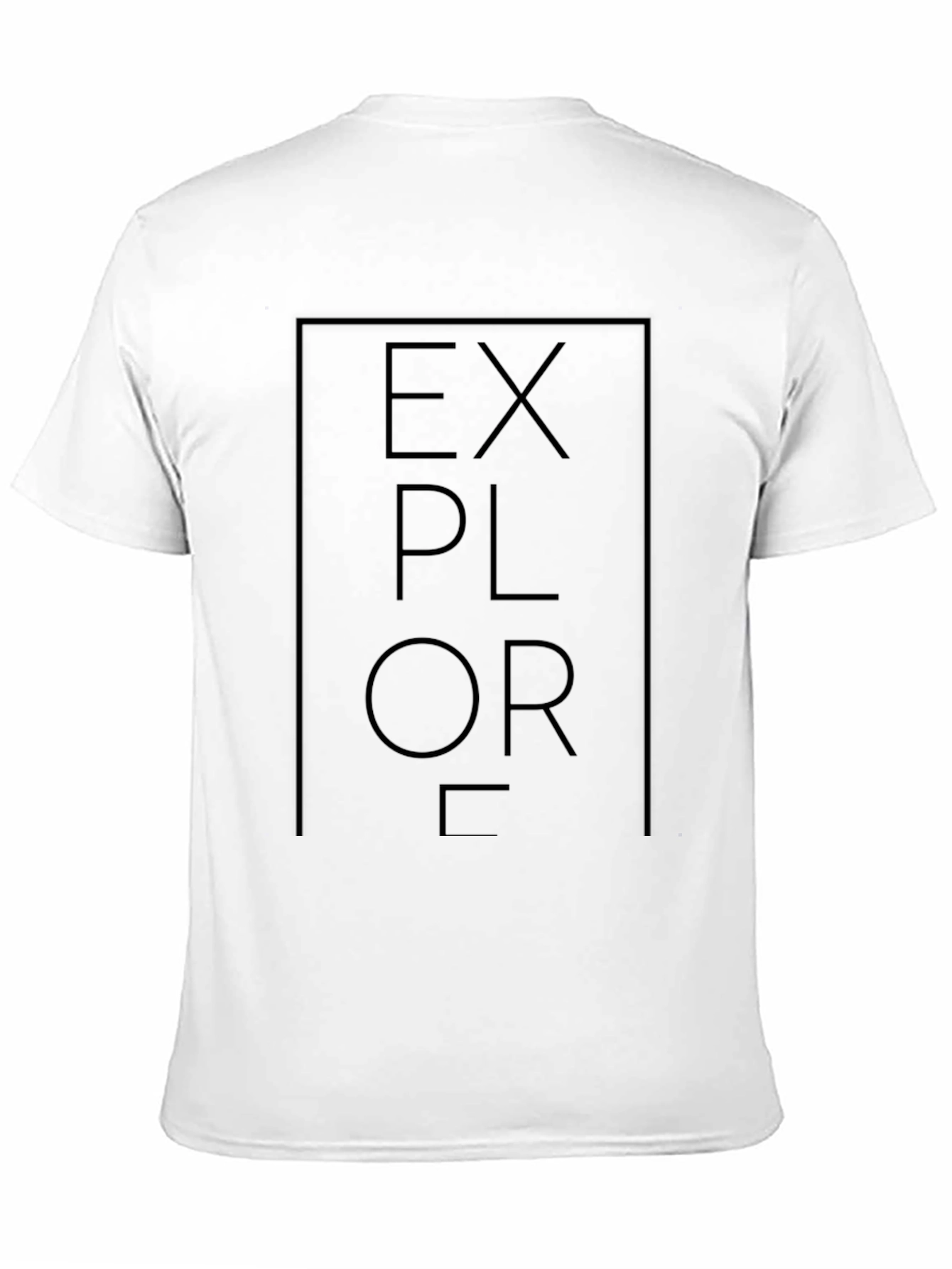 Explore Graphic T-Shirt - Black Cotton Tee