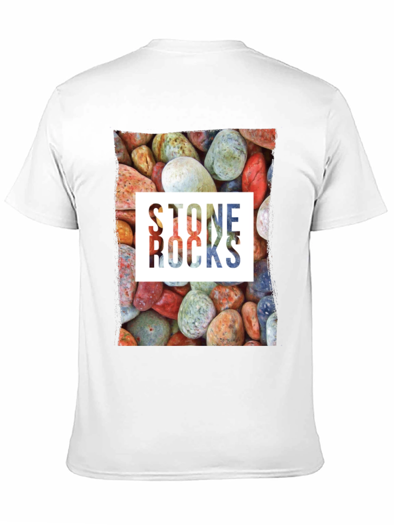 Stone Rocks Graphic Tee - Nature Lovers T-Shirt