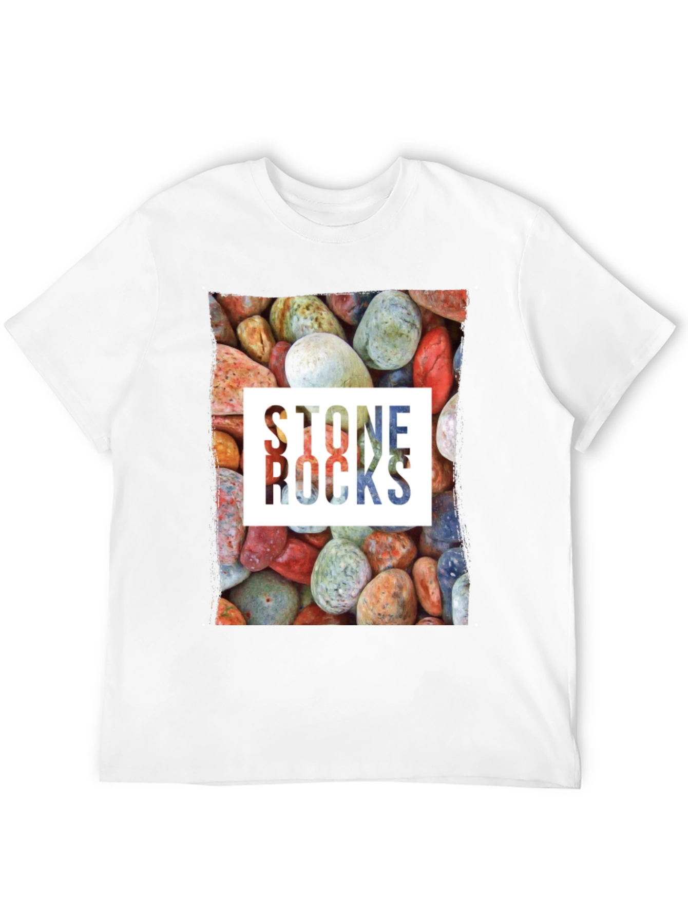 Stone Rocks Graphic Tee - Nature Lovers T-Shirt