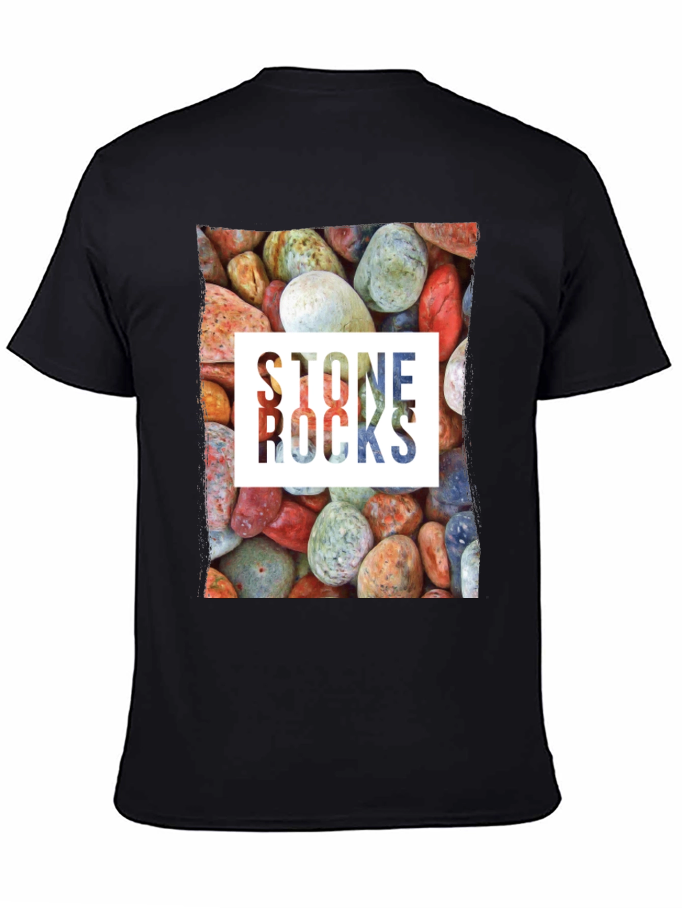Stone Rocks Graphic Tee - Nature Lovers T-Shirt