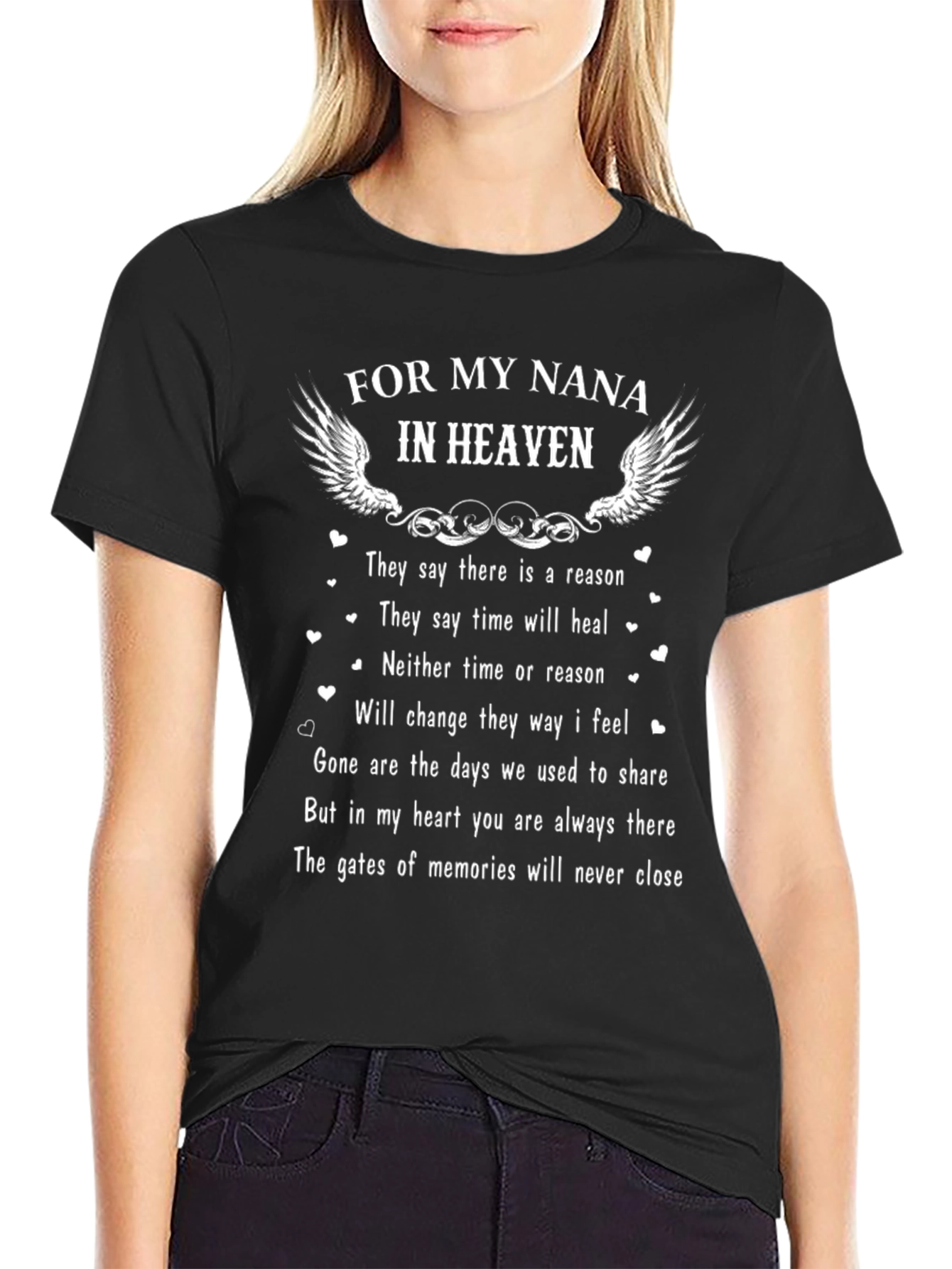 For My Nana In Heaven Memorial T-Shirt