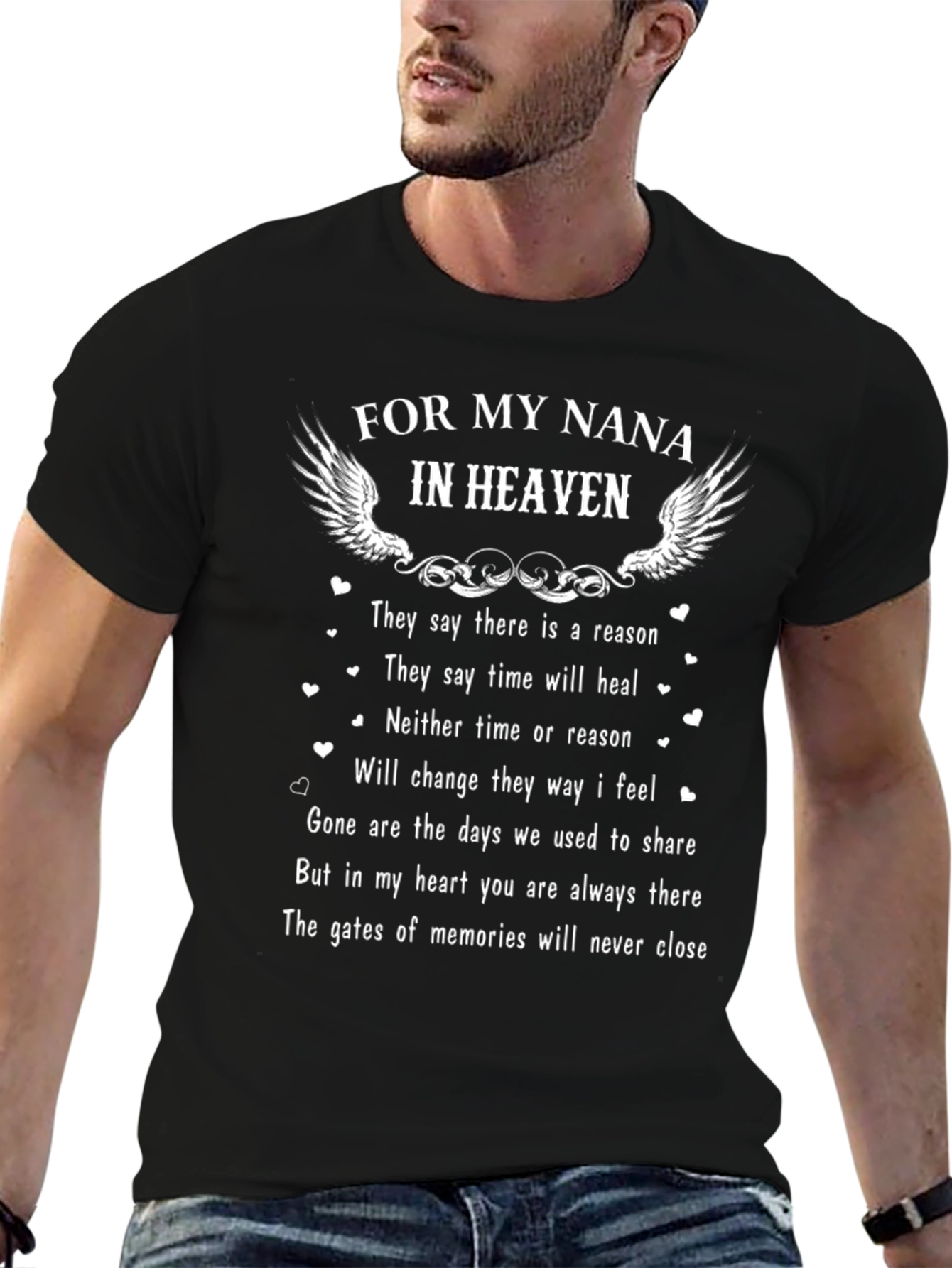For My Nana In Heaven Memorial T-Shirt
