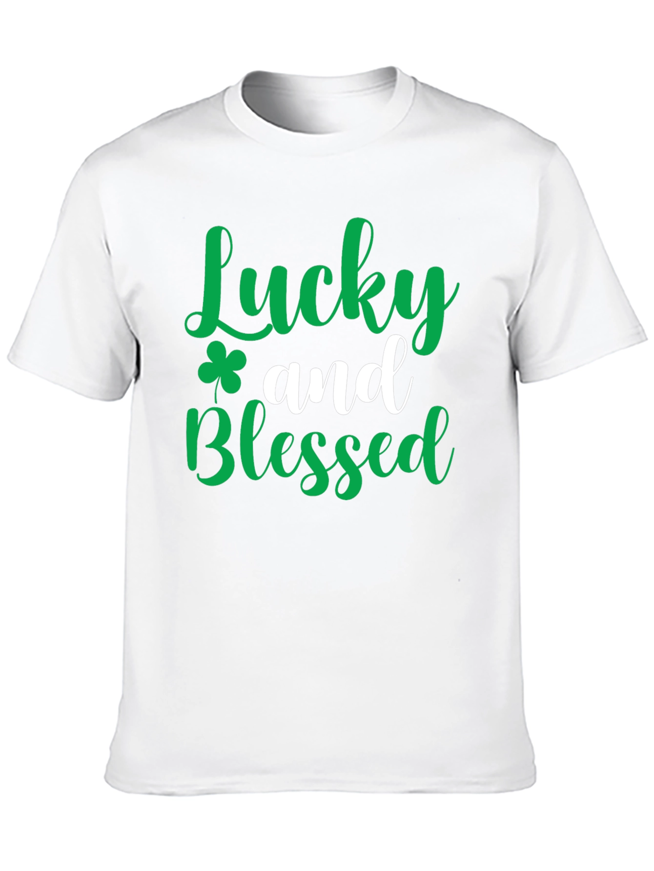 Lucky and Blessed Graphic Tee