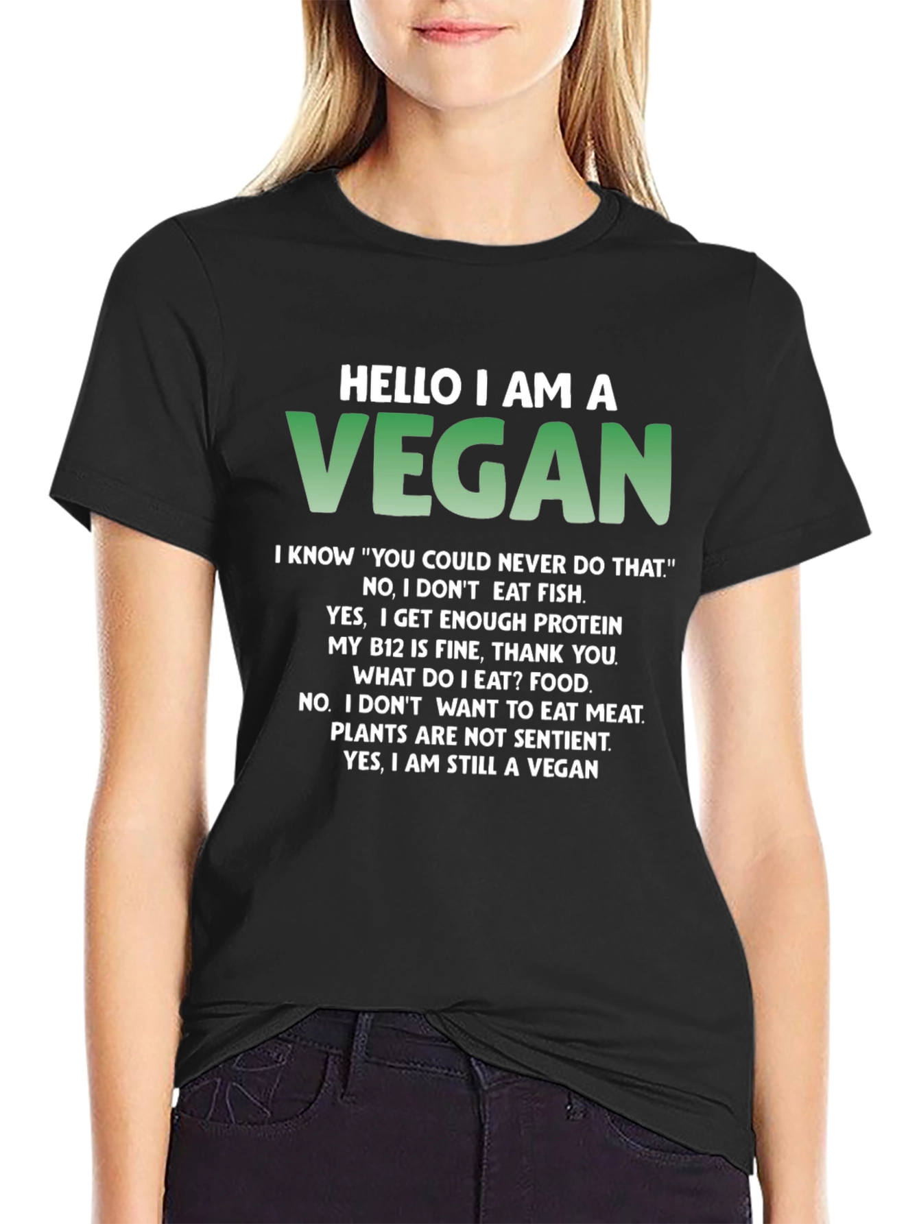 Funny Vegan T-Shirt - Conversation Starter