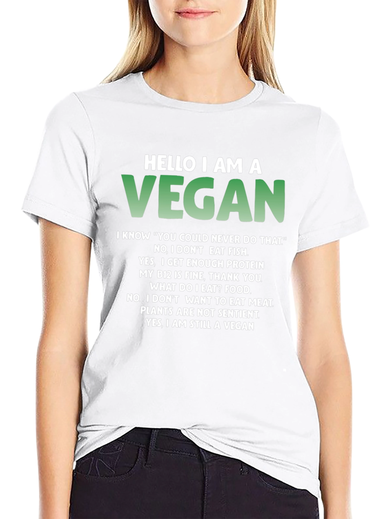 Funny Vegan T-Shirt - Conversation Starter