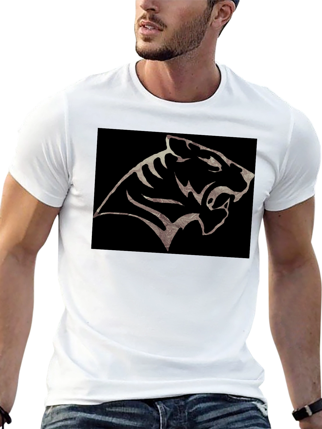 Black Tiger Graphic Tee - Fierce Style