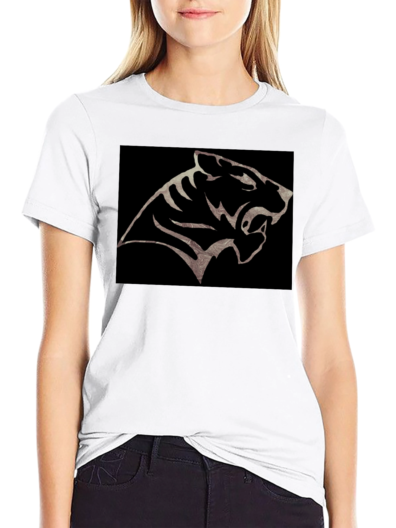 Black Tiger Graphic Tee - Fierce Style