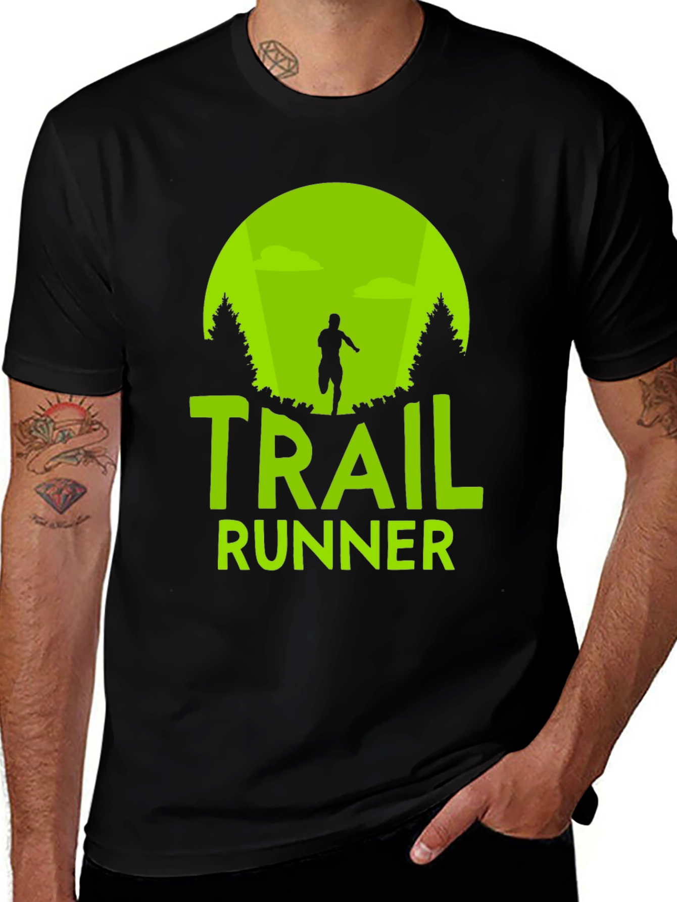 Trail Runner Graphic T-Shirt - Outdoor Adventure Tee