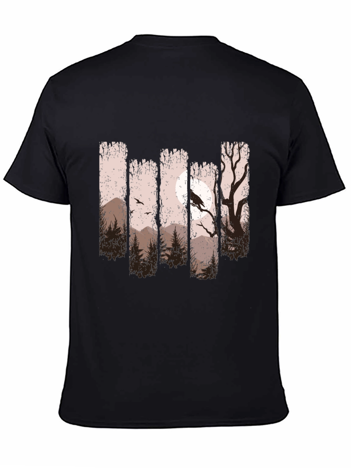 Raven Moon Forest Graphic Tee