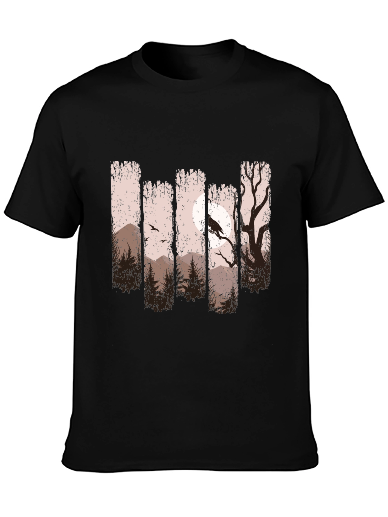 Raven Moon Forest Graphic Tee