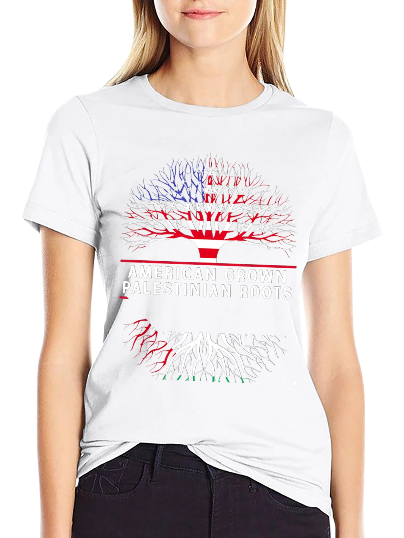 American Grown Palestinian Roots T-Shirt