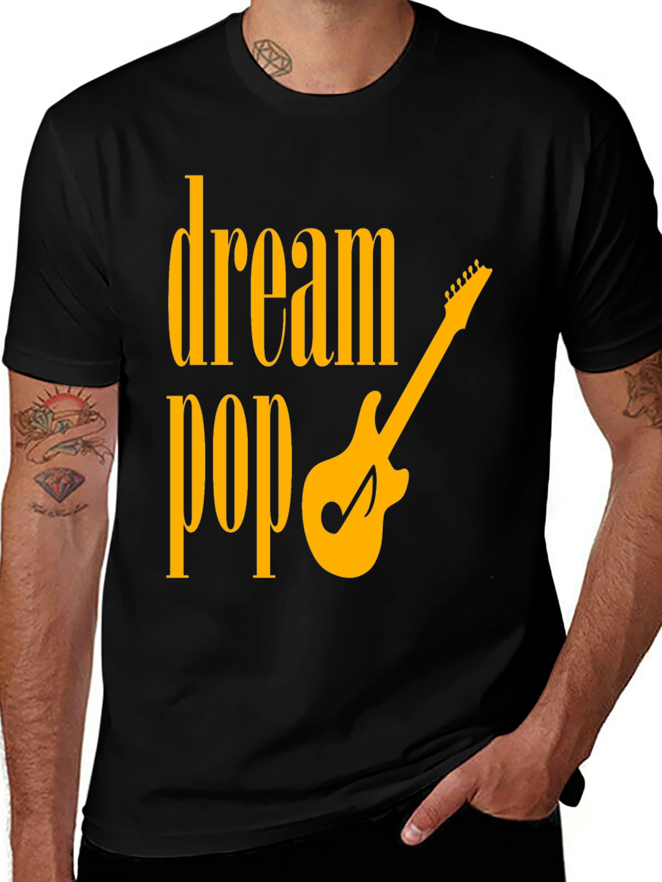 Dream Pop Graphic Tee - Music Lover T-Shirt