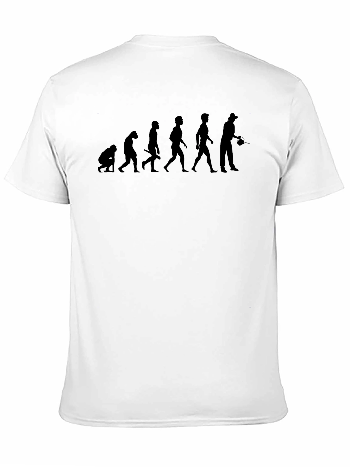 Evolution of Fishing Black T-Shirt