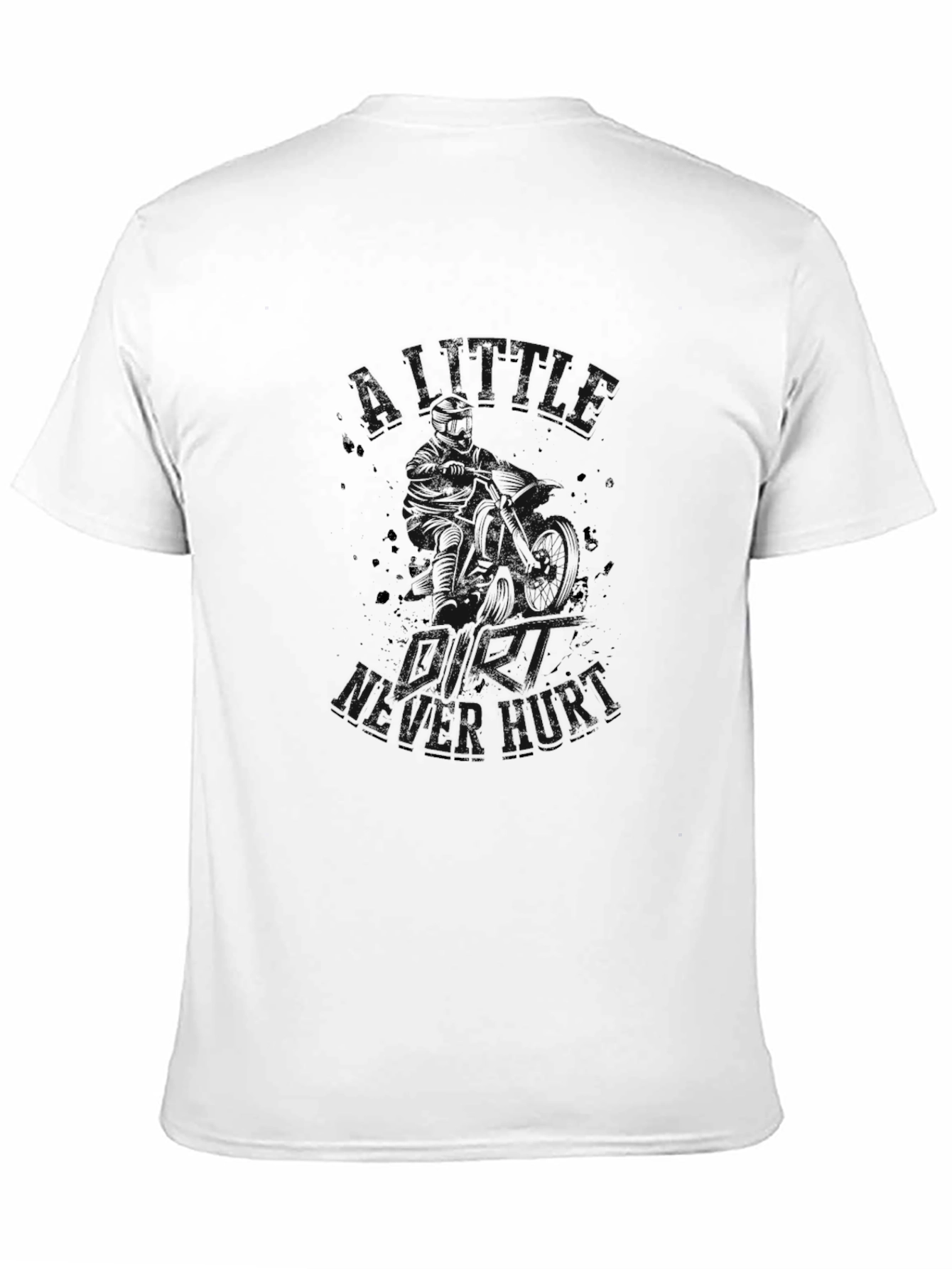 Mens Black Graphic Print T-Shirt
