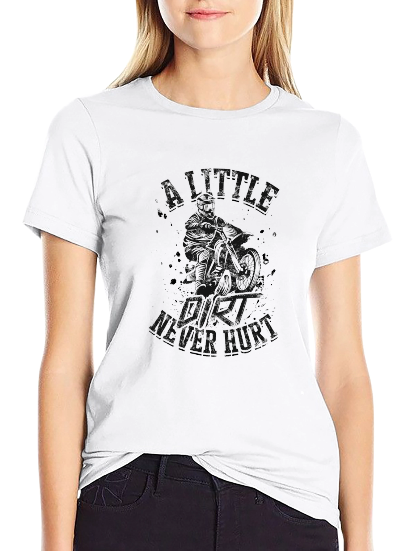 Mens Black Graphic Print T-Shirt