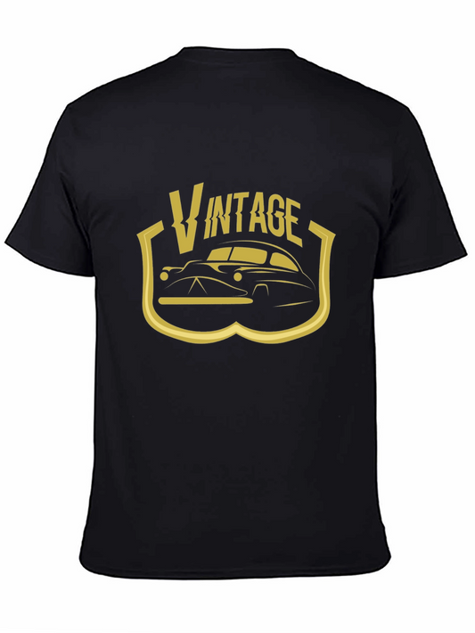 Vintage Car Graphic Tee - Classic Style