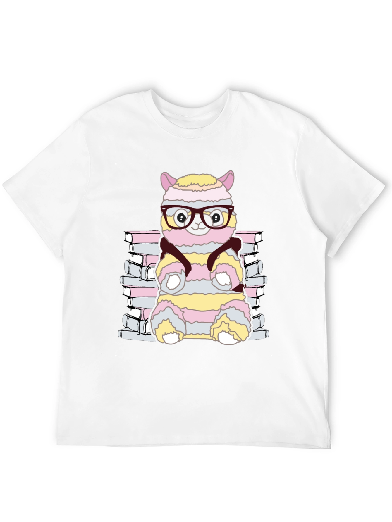 Bookish Alpaca T-Shirt - Cute Reader Tee