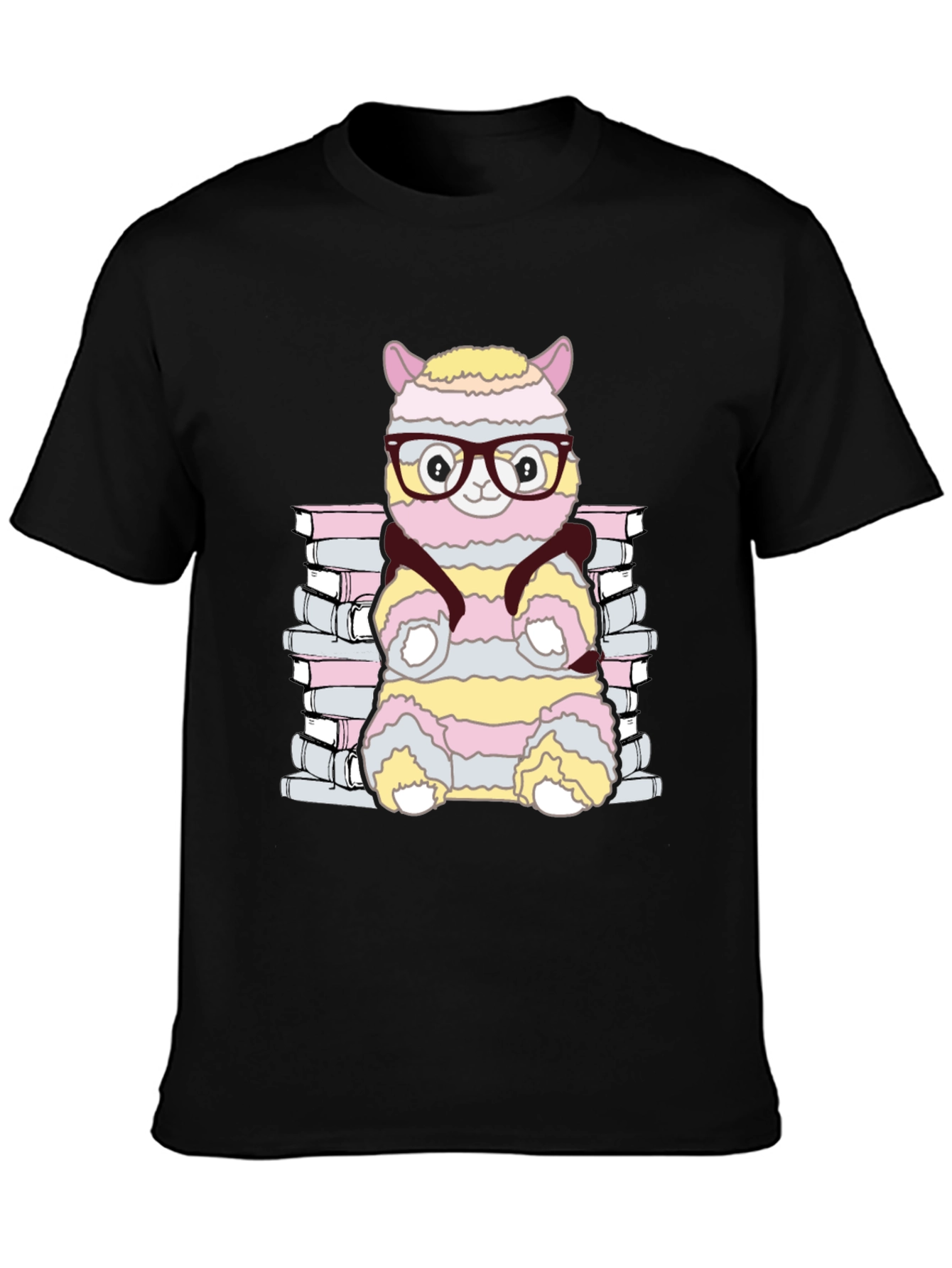 Bookish Alpaca T-Shirt - Cute Reader Tee