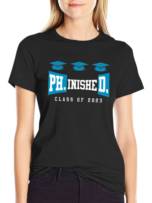 Ph.inished. Class of 2023 Graduation T-Shirt