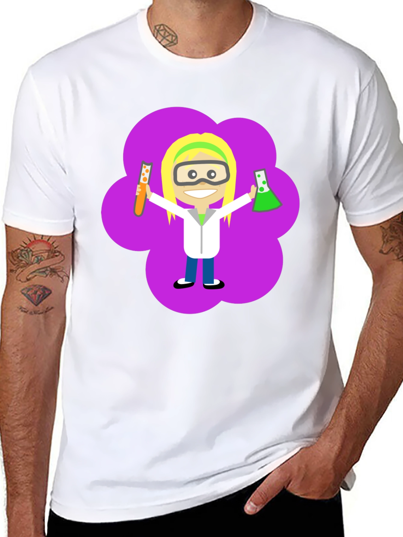Scientist Girl T-Shirt - Science Geek Apparel