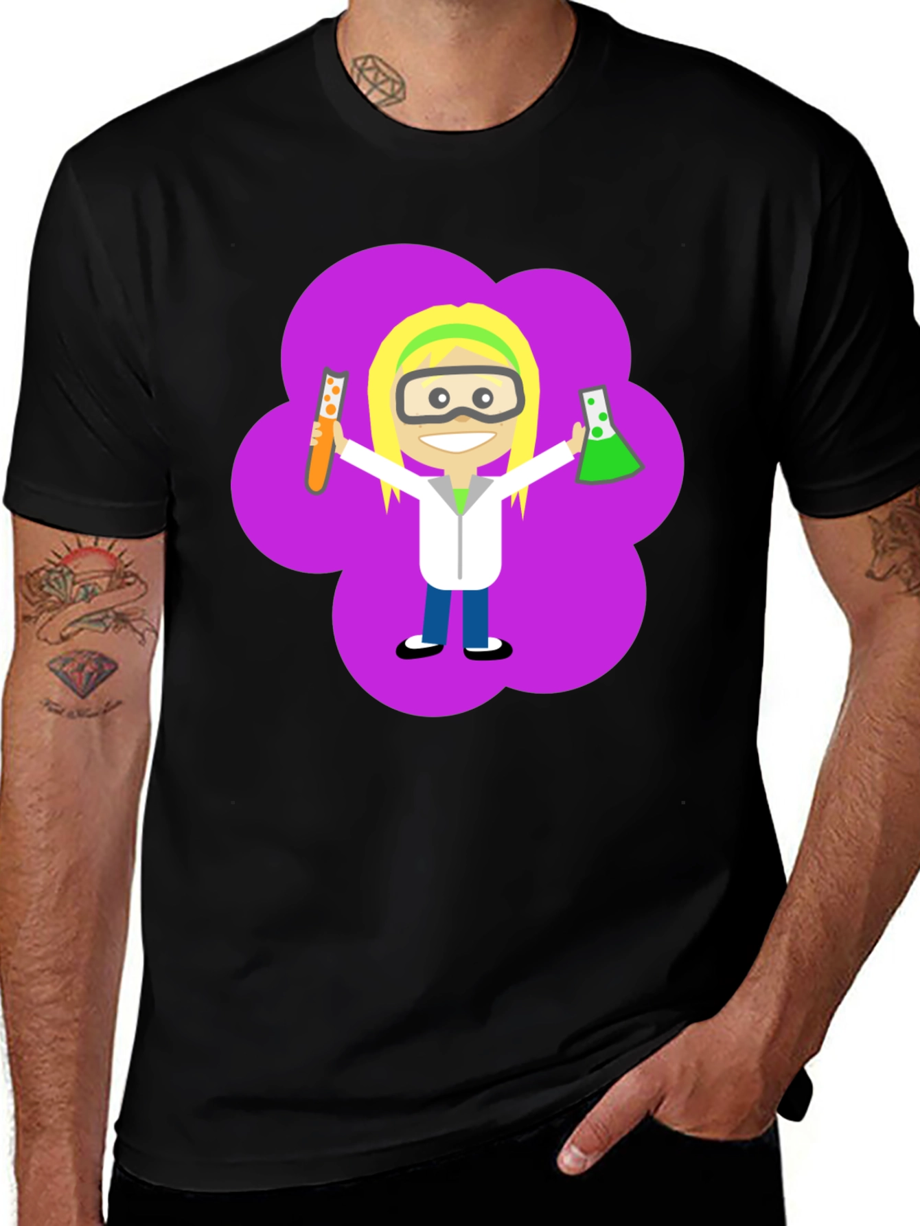 Scientist Girl T-Shirt - Science Geek Apparel