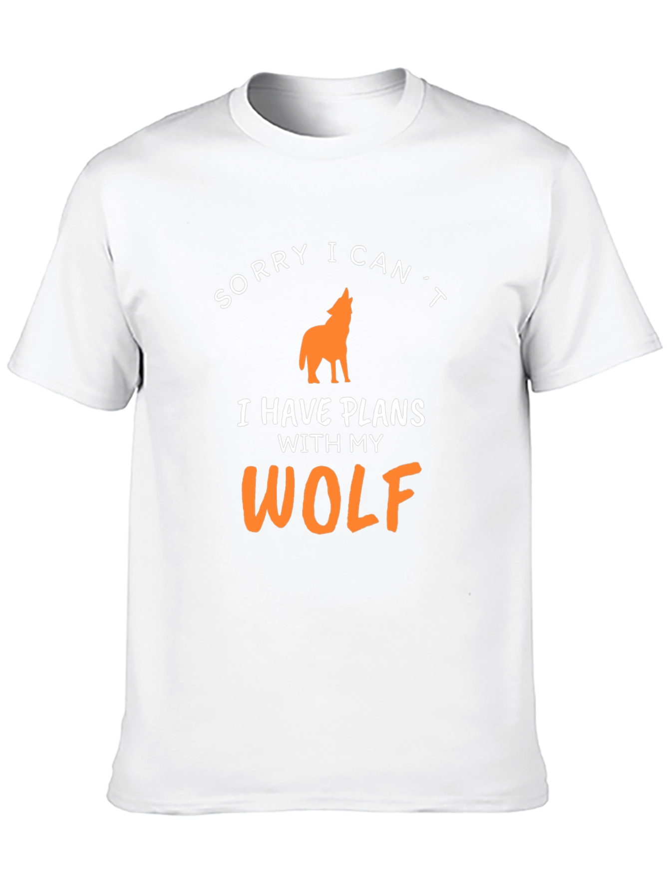 Sorry I Cant Wolf T-Shirt - Mens