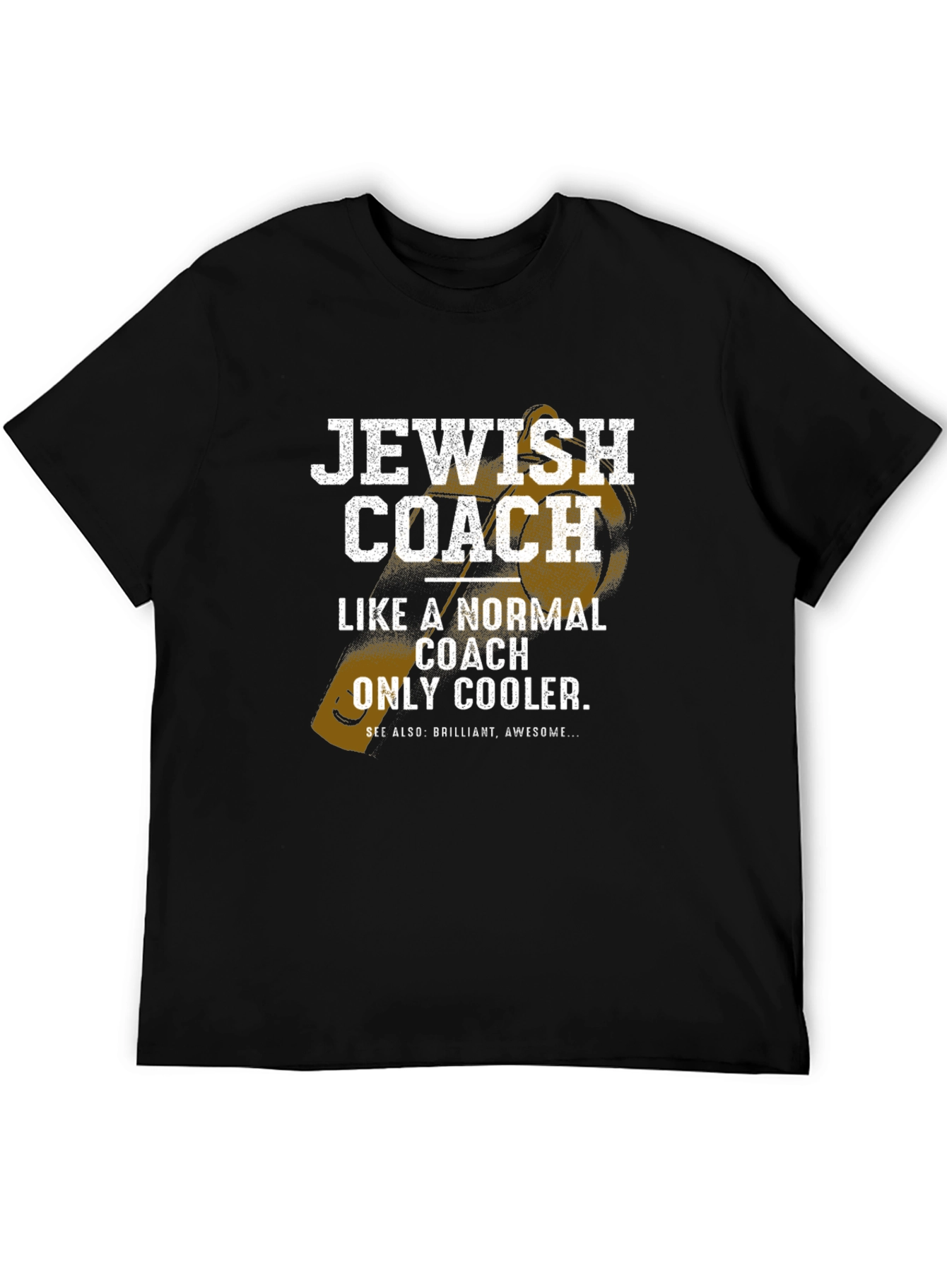 Jewish Coach T-Shirt - Novelty Graphic Tee